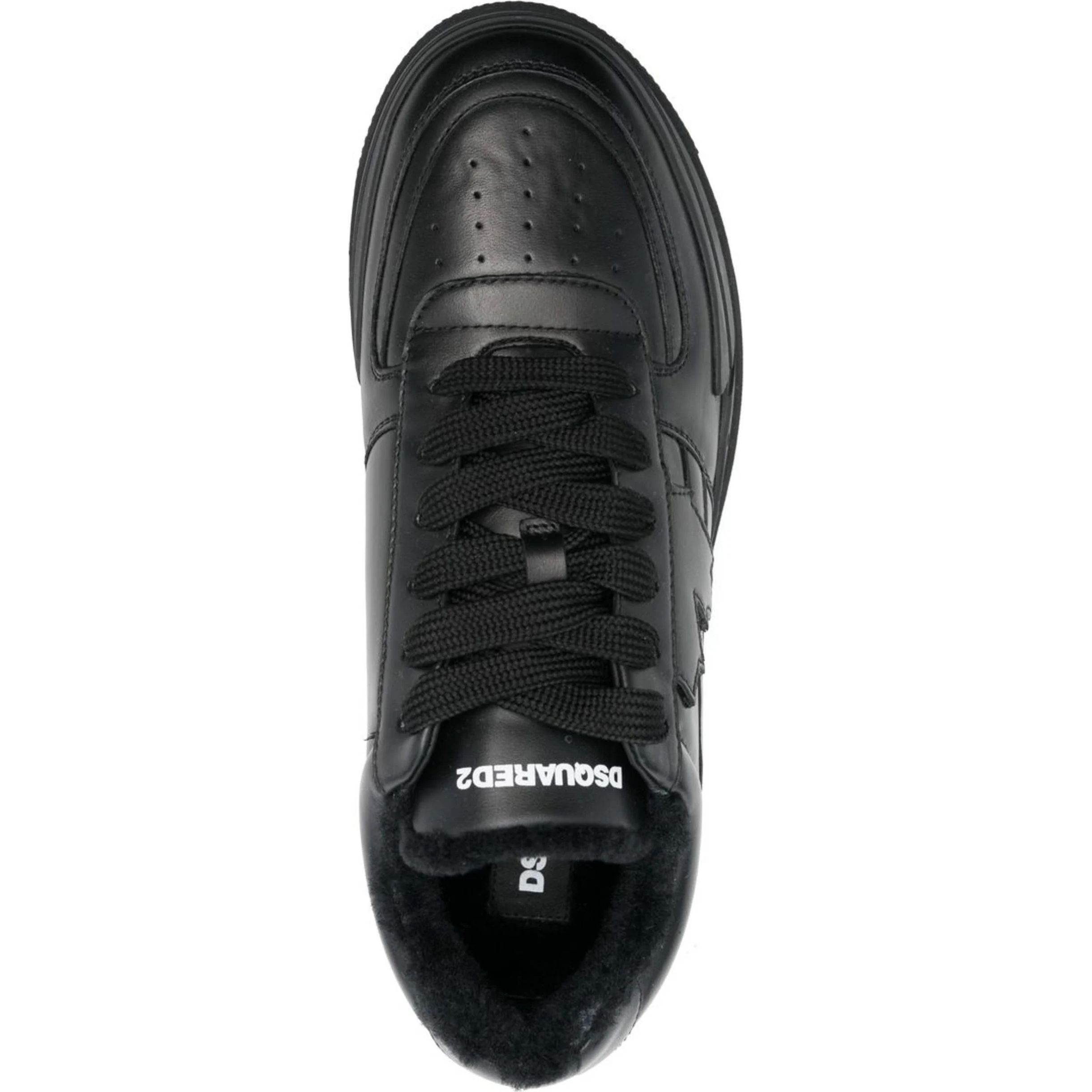 DSQUARED2 Sportiniai bateliai vyrams, Juoda, Canadian low top sneakers 4