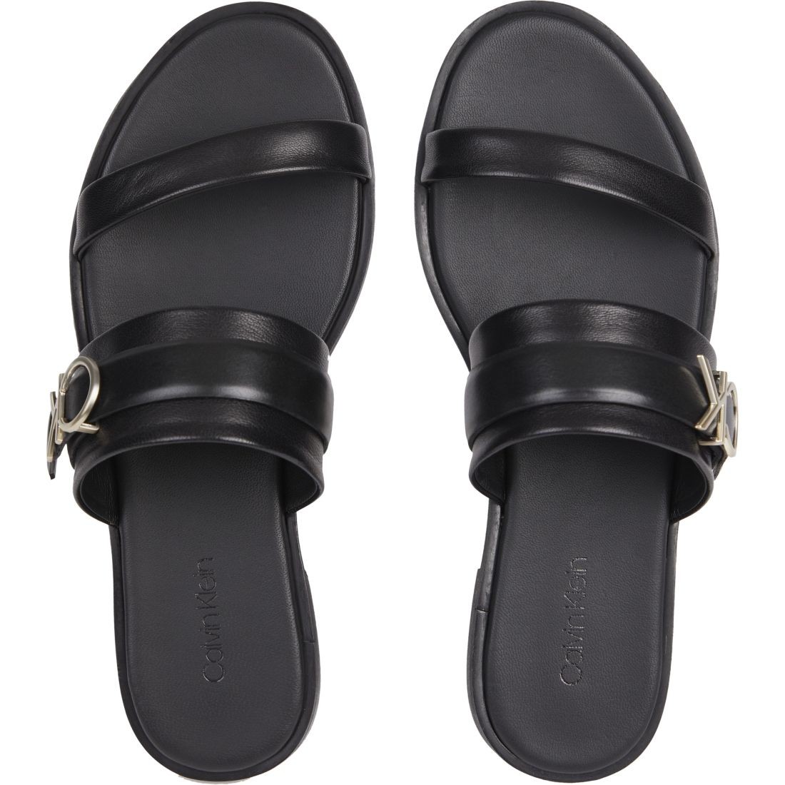 CALVIN KLEIN Šlepetės moterims, Juoda, Almond slide 4
