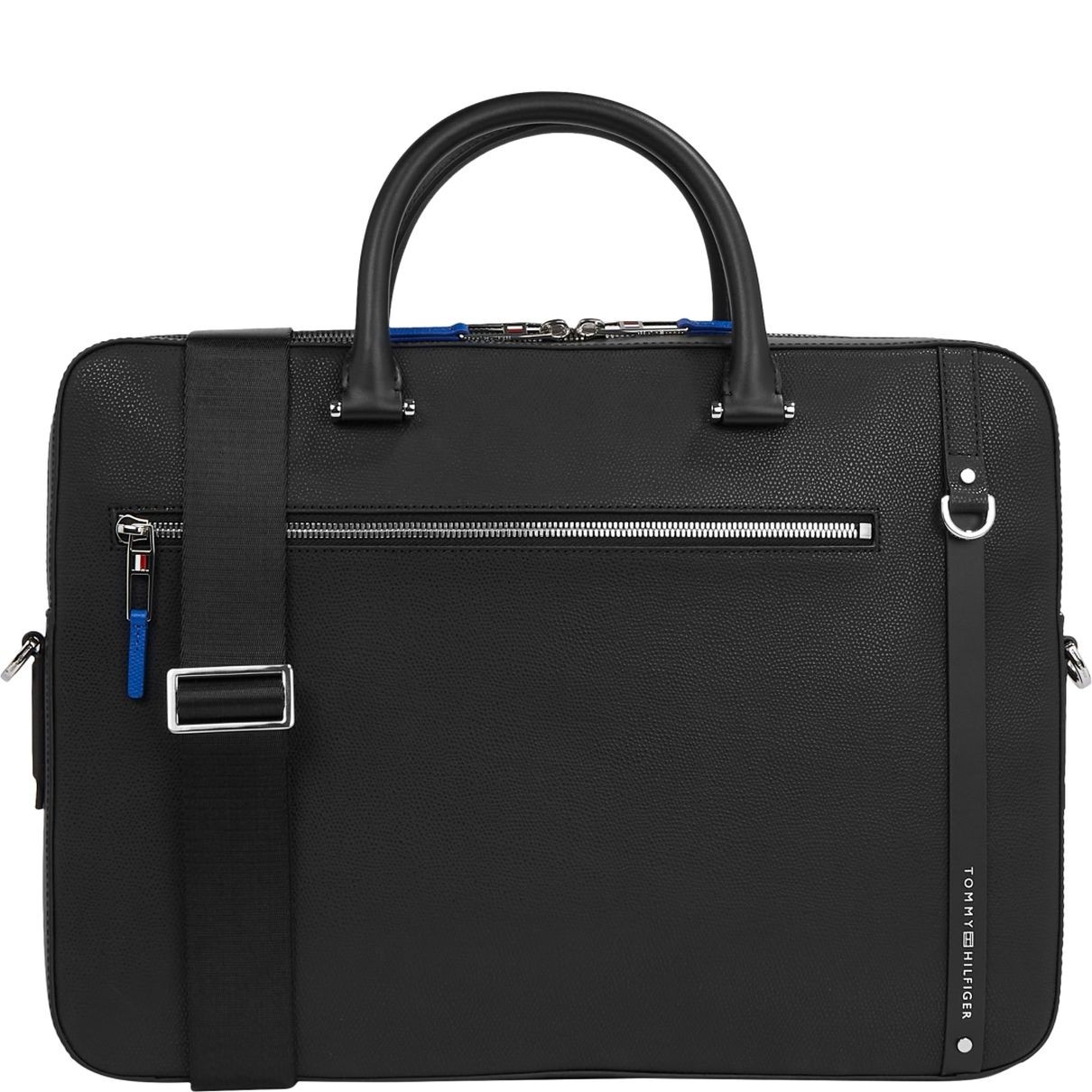 TOMMY HILFIGER Dėklas kompiuteriui vyrams, Juoda, Bus slim computer 1