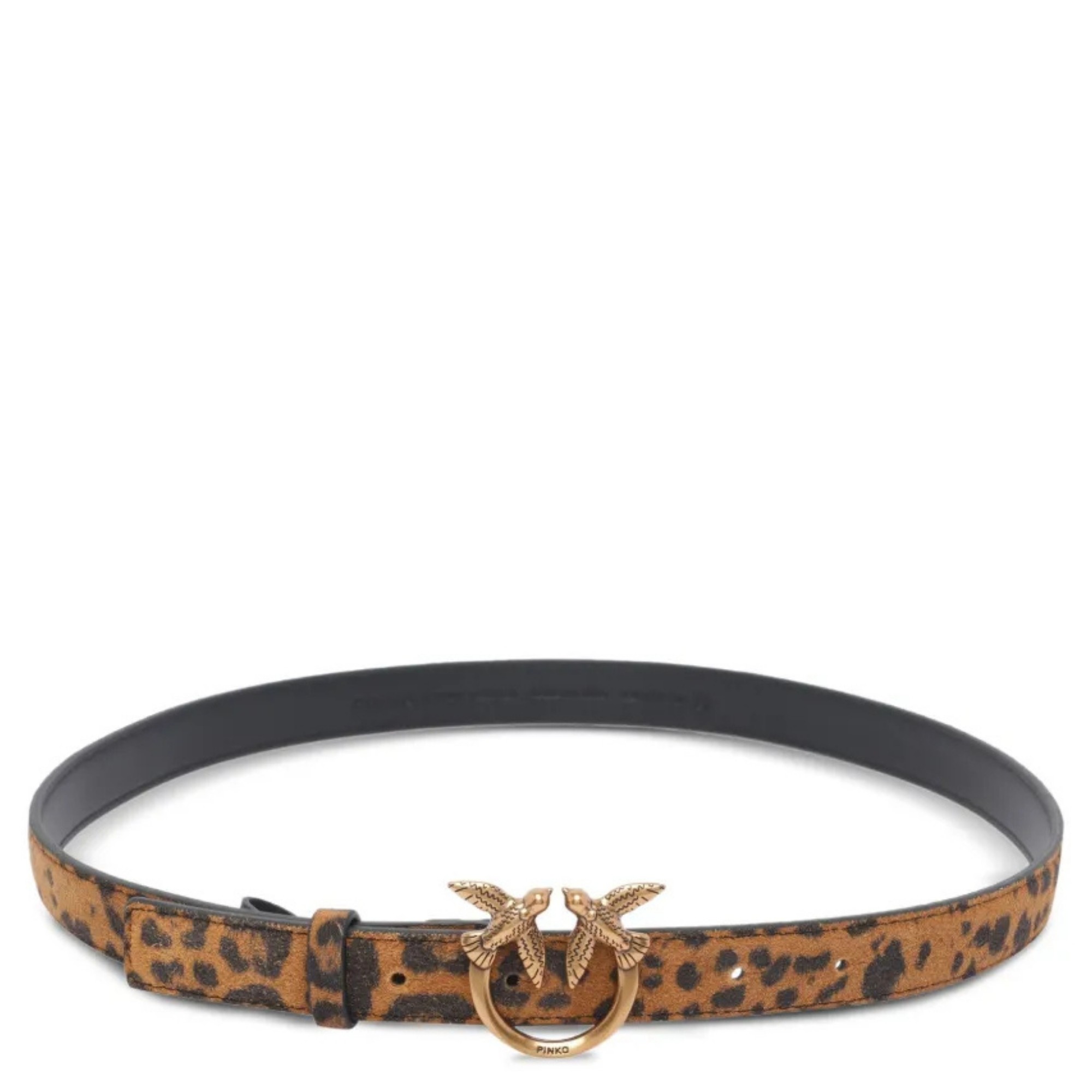 PINKO Diržas moterims, Marga, Love berry h2 belt.low suede s 1