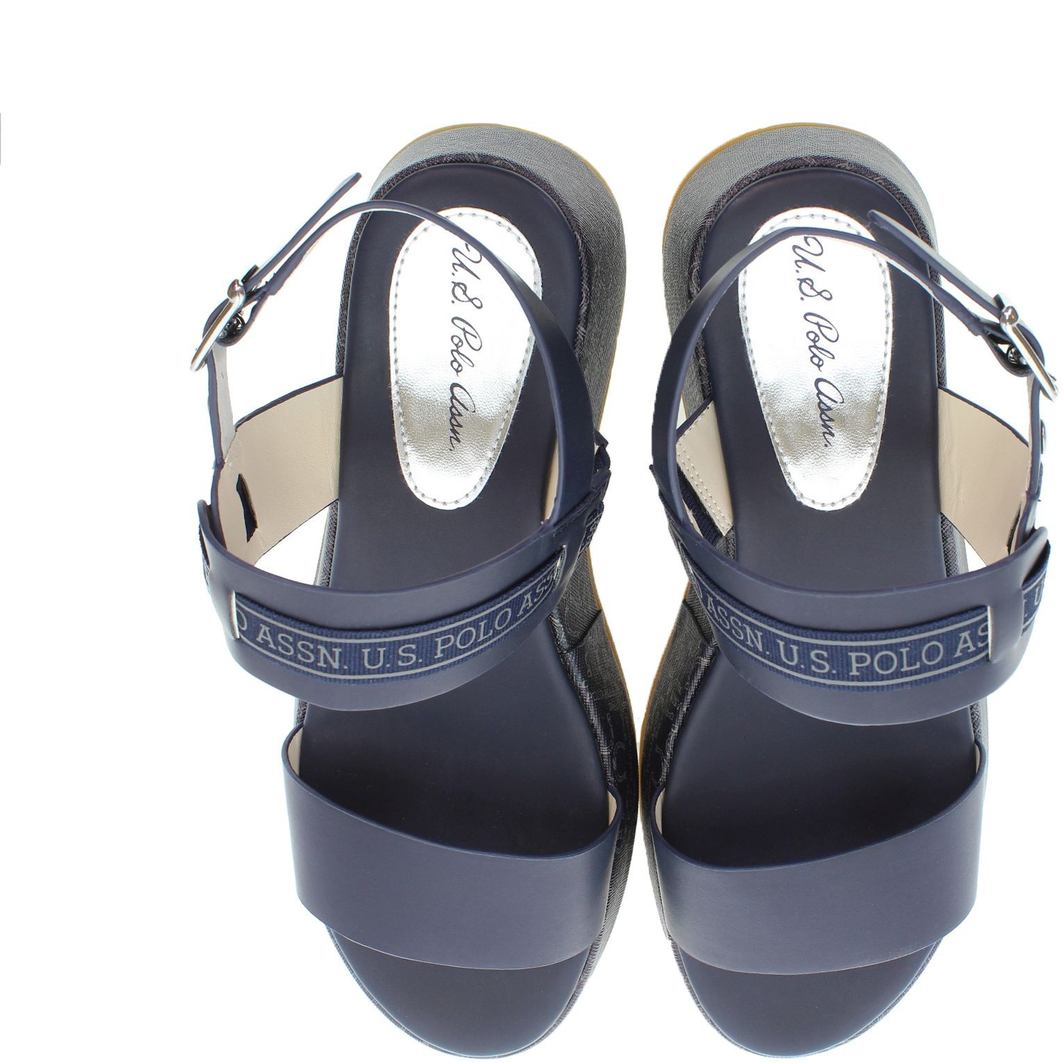 U.S.POLO Basutės moterims, Mėlyna, SANDALS 3