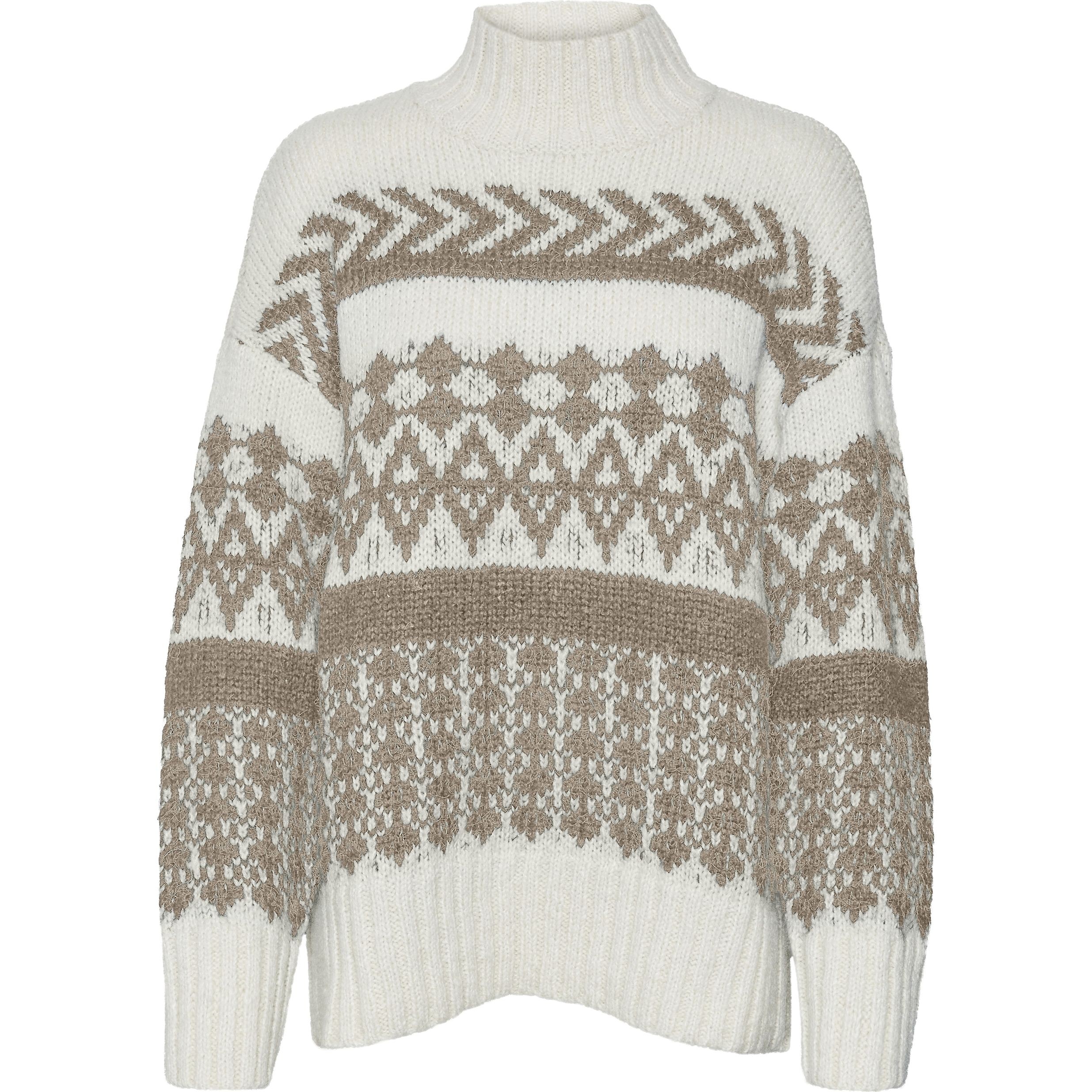 VERO MODA Megztinis su kaklu moterims, Marga, Ample highneck pullover boo 1