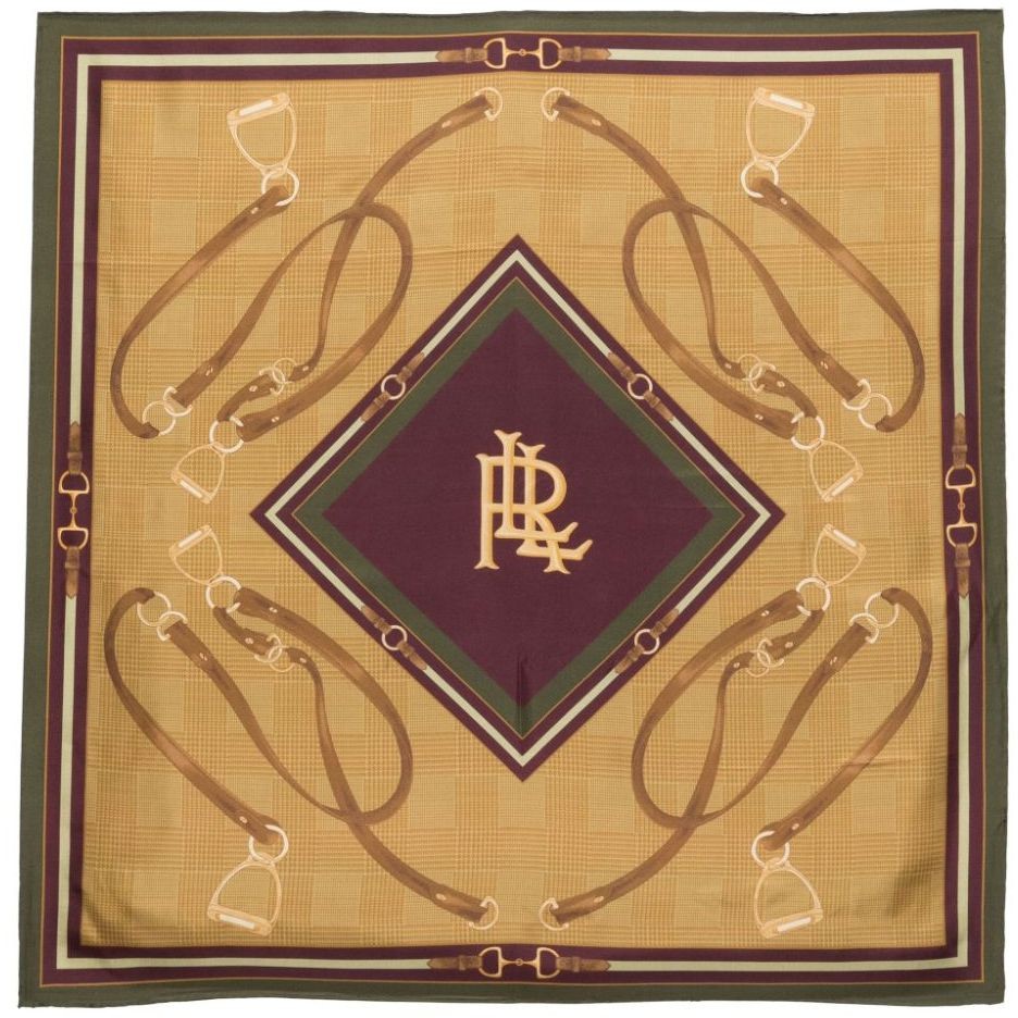 LAUREN RALPH LAUREN Šalikas moterims, Ruda, Bltng mtf & scarf square 1