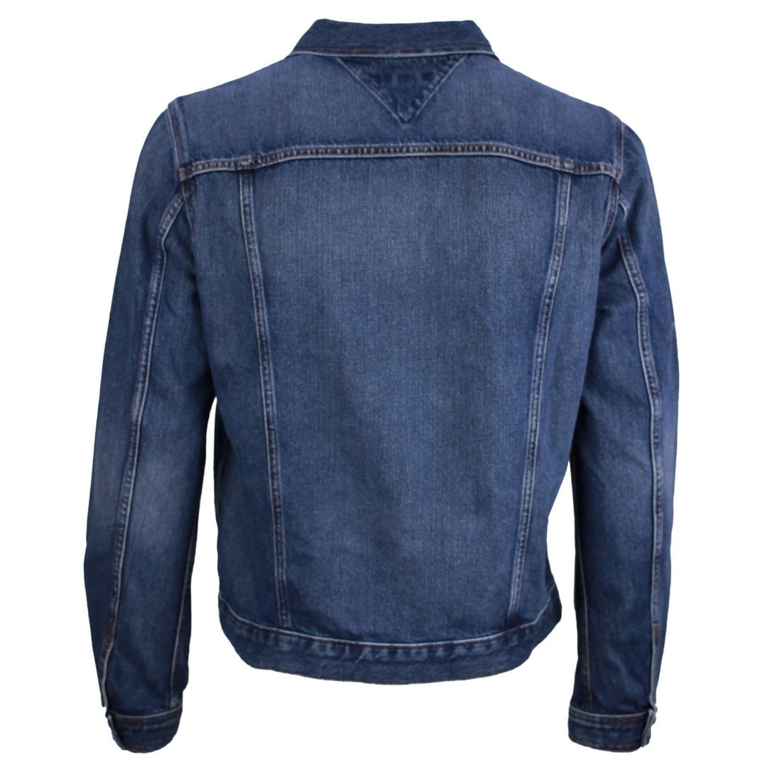 TOMMY HILFIGER Džinsinis švarkas vyrams, Mėlyna, Trucker jkt str sep indigo 2