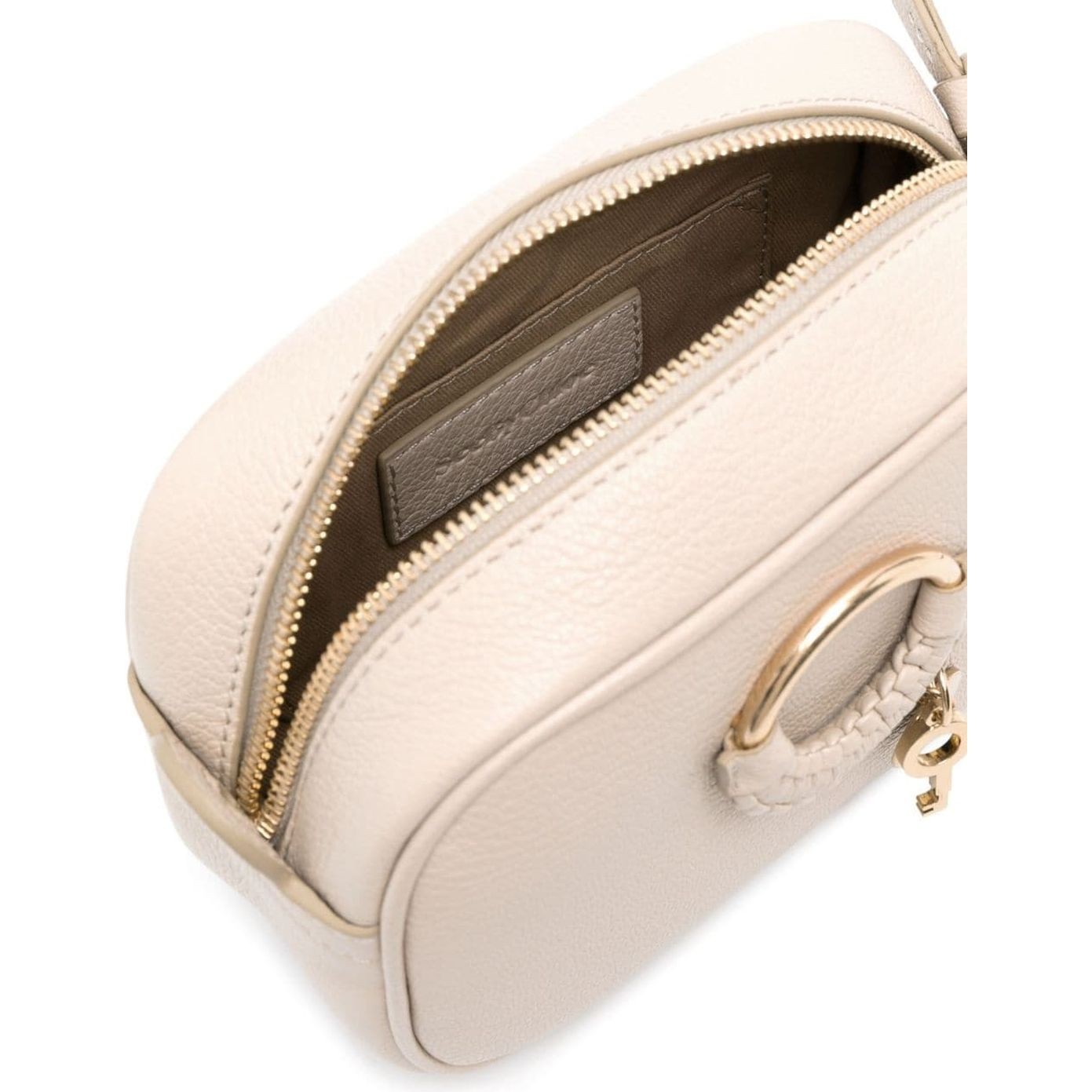 SEE BY CHLOE Rankinė per petį moterims, Smėlio, Hana sbc camera bag 3