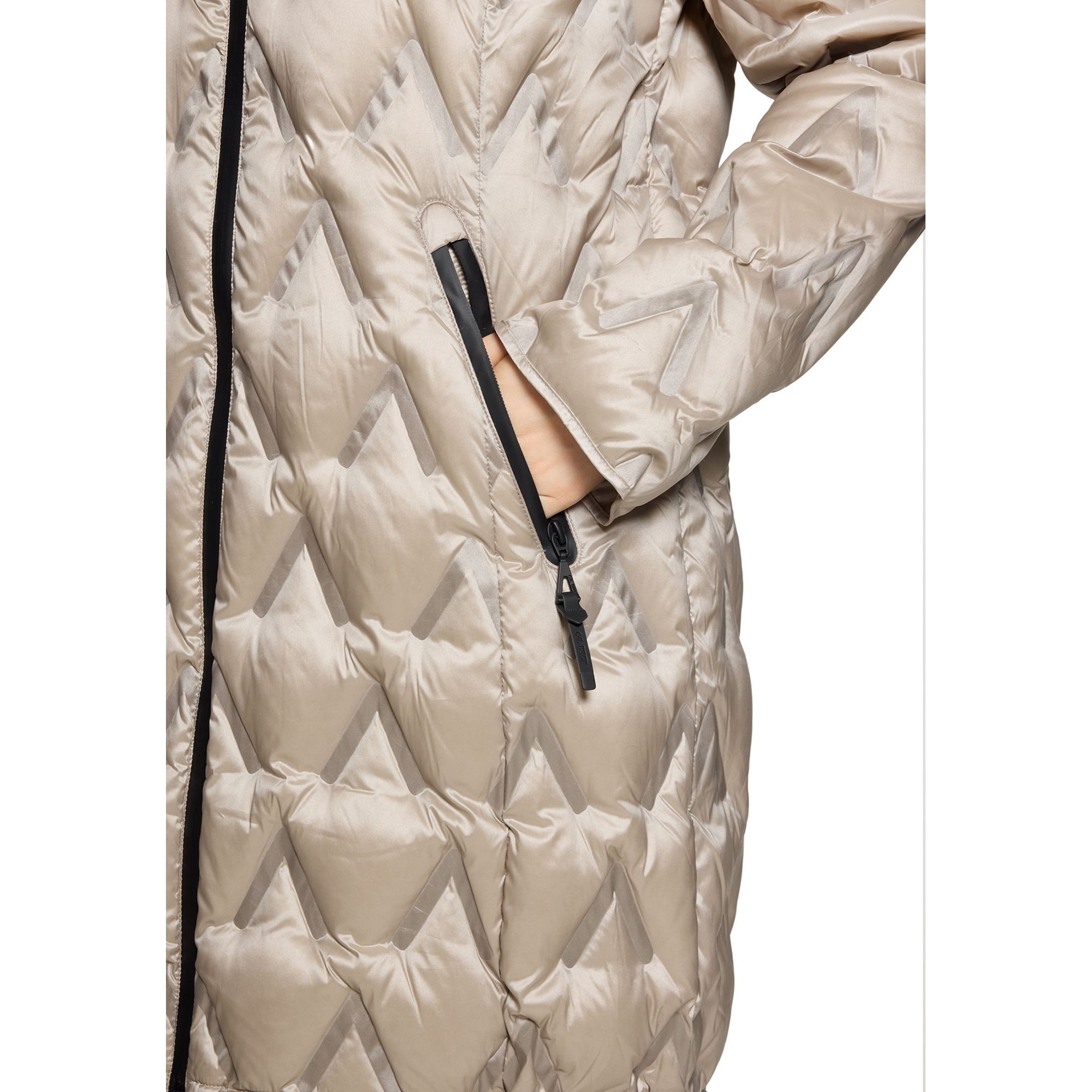 GIL BRET Pūkinis paltas moterims, Pilka, Down Coat 5
