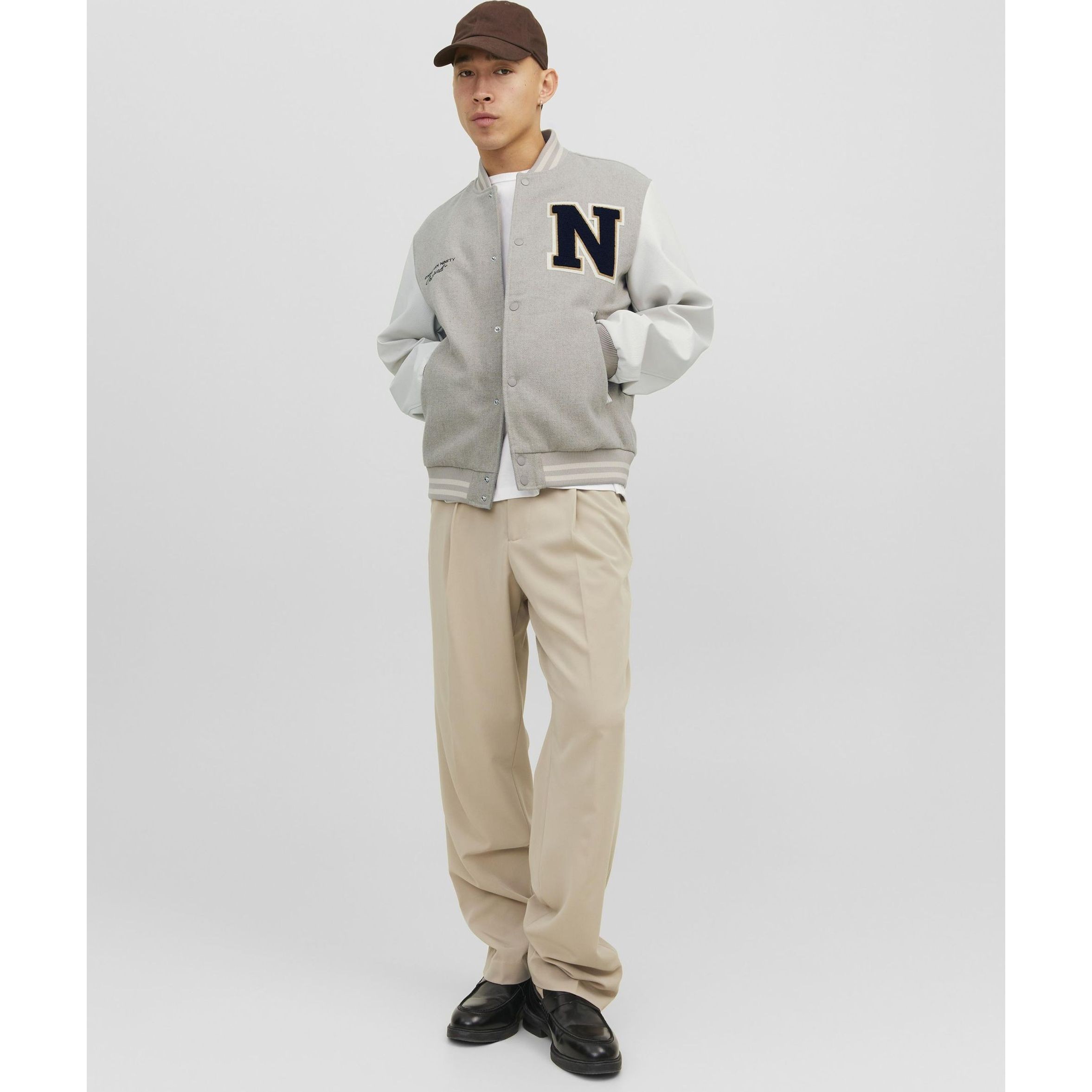 JACK & JONES Striukė vyrams, JORCOLLEGE WOOL BLEND 4