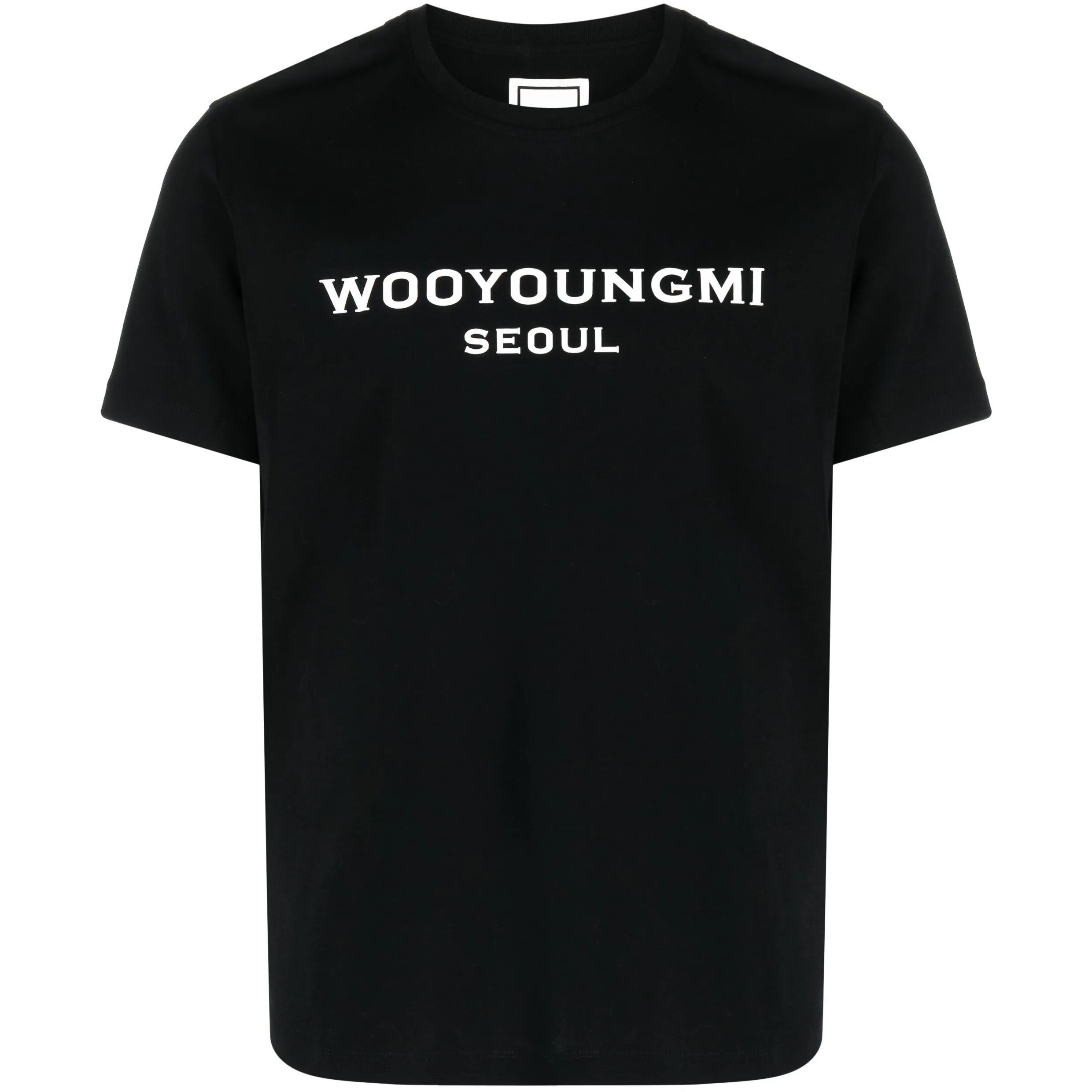 WOOYOUNGMI Marškinėliai trump. rankovėmis vyrams, Juoda, Mens t-shirt 1
