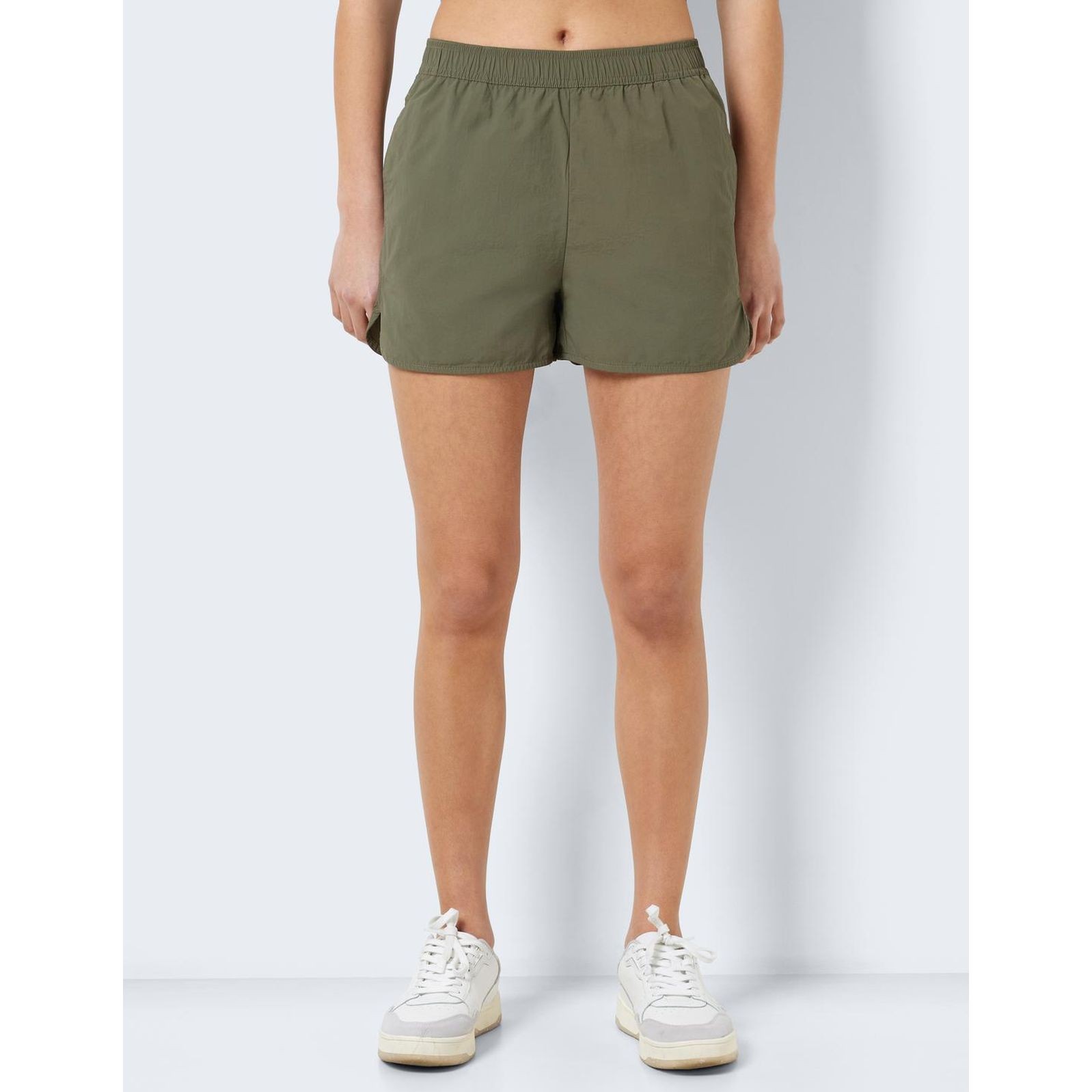 NOISY MAY Šortai moterims, Chaki, NMASTRID HW SHORTS S* 2