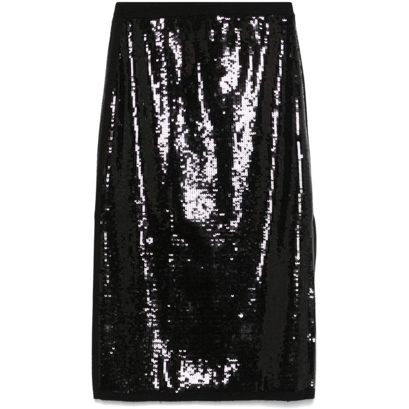 TWINSET Midi sijonas moterims, Juoda, Midi skirt