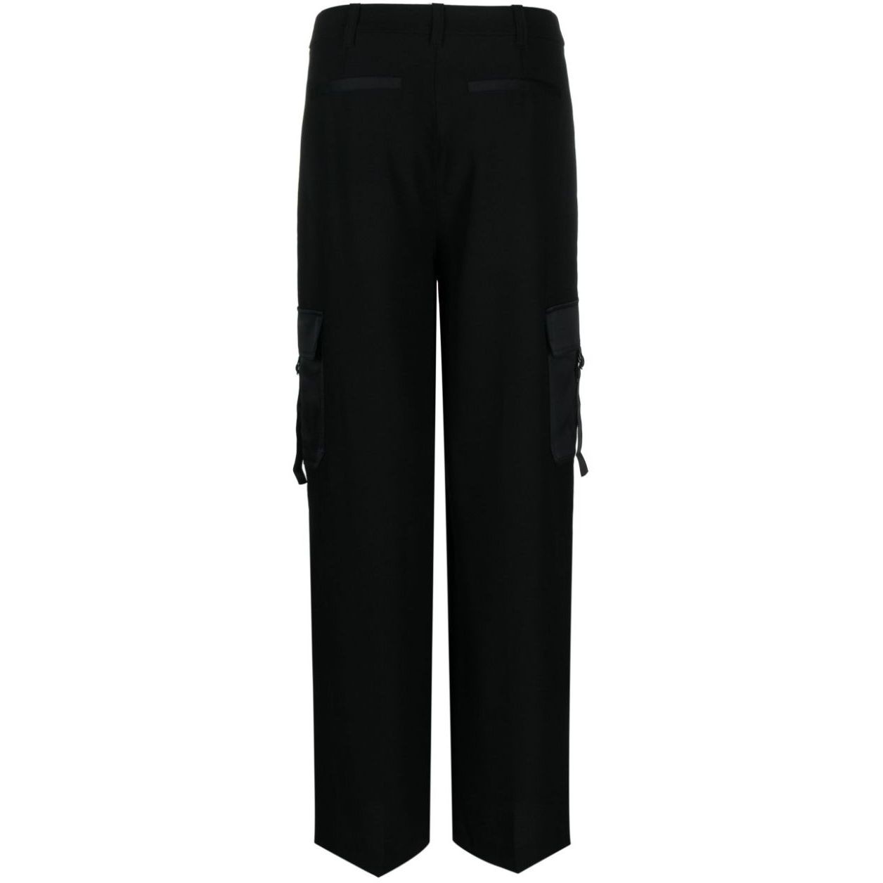 DKNY Laisvalaikio kelnės moterims, Juoda, Satin cargo trousers 2