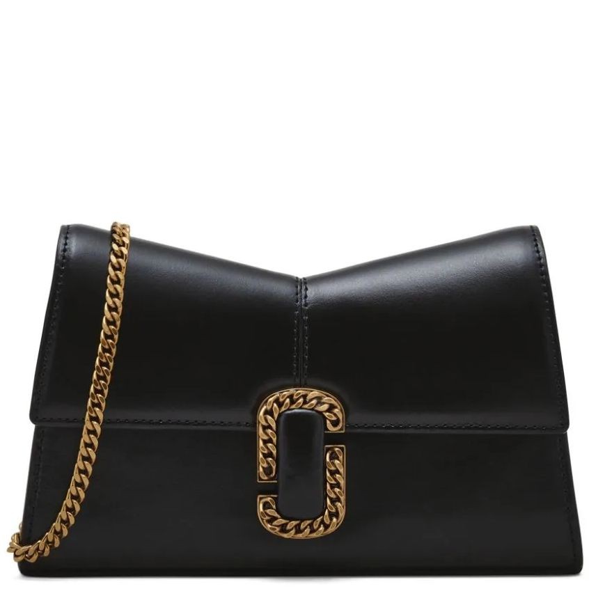 MARC JACOBS Piniginė moterims, Juoda, The chain wallet 1