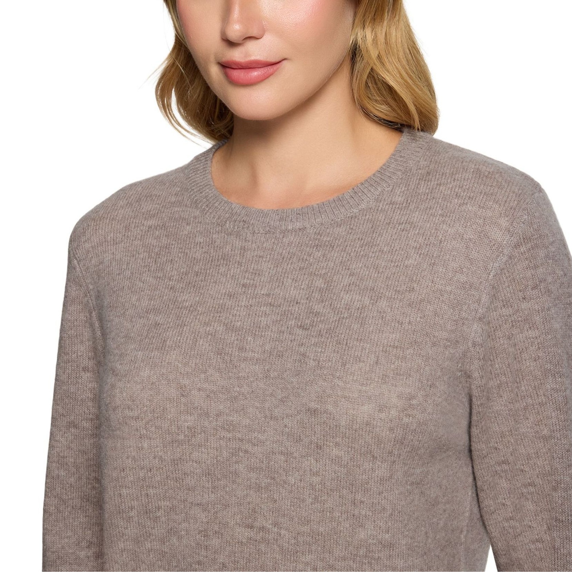 BETTY & CO Megzta palaidinė moterims, Smėlio, Short-sleeved knit sweater 4