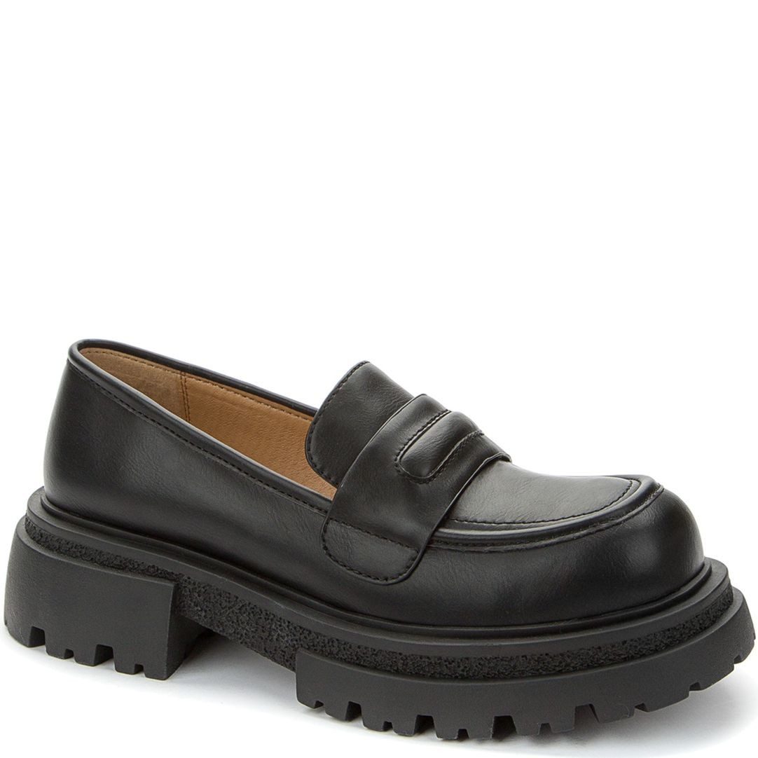 BETSY Loaferiai moterims, Juoda, LOAFERS