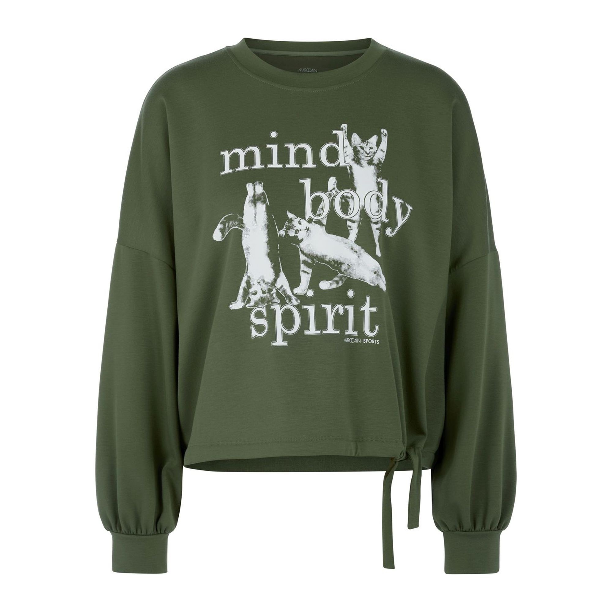 MARC CAIN Sportinis nertinis moterims, Žalia, Sweatshirt 1