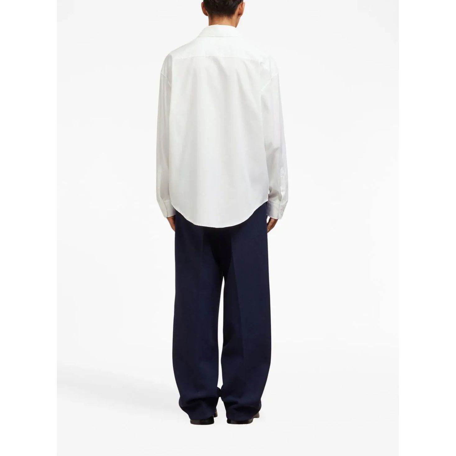 AMI PARIS Marškiniai ilgomis rankovėmis, Balta, Boxy fit shirt 4