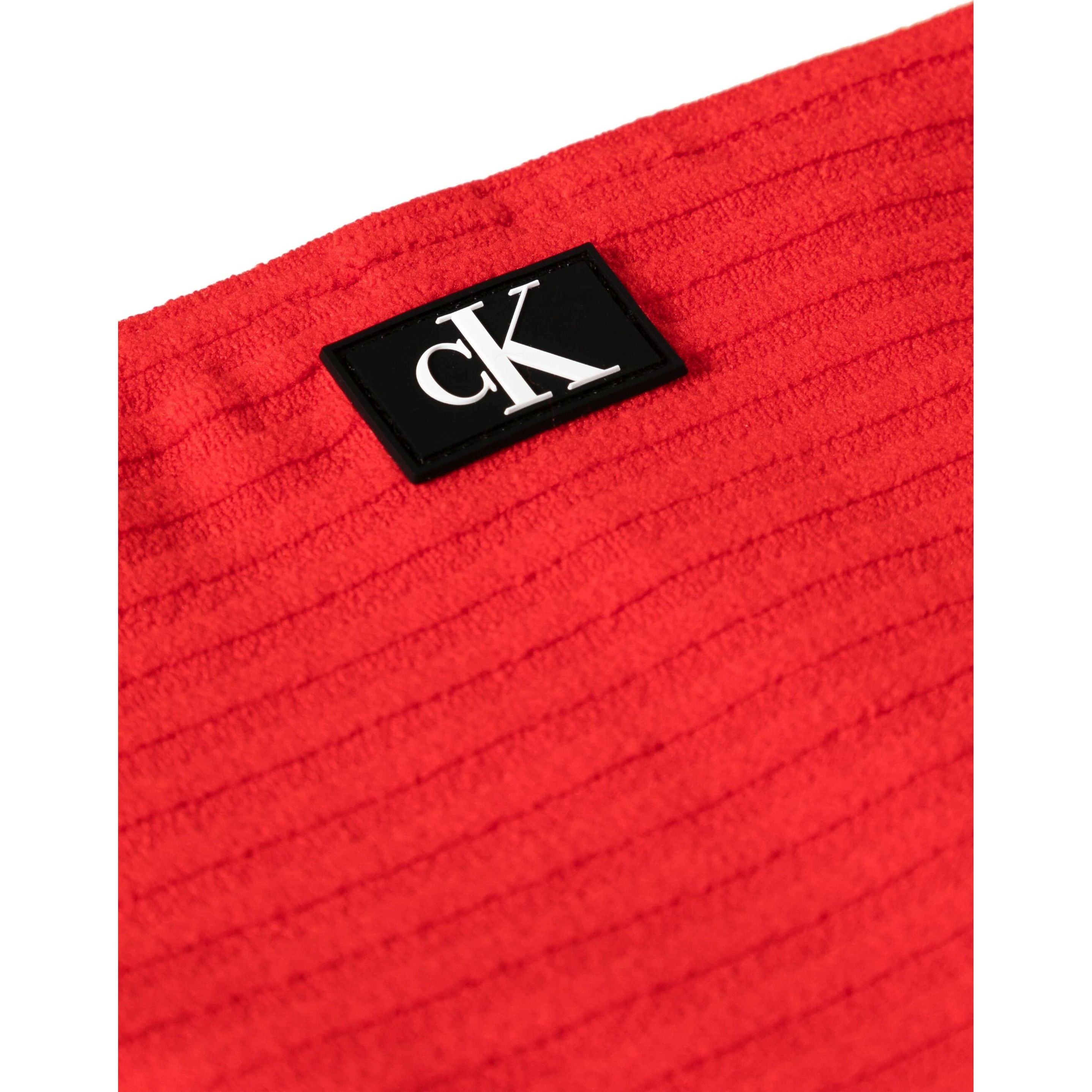 CALVIN KLEIN UW Apatinė kostiumėlio dalis moterims, Raudona, String side tie 3