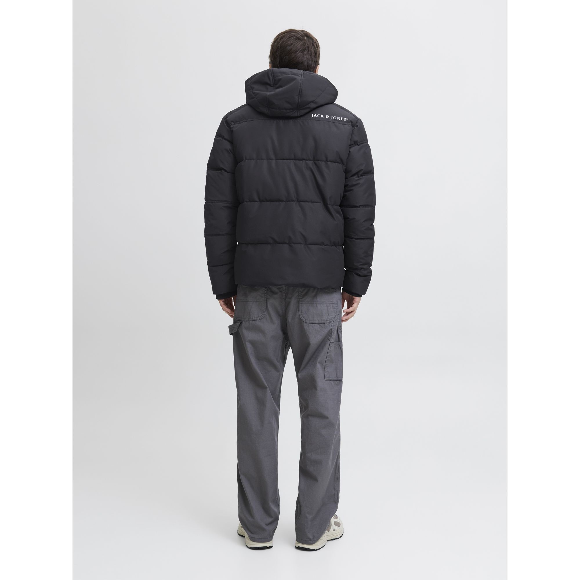 JACK & JONES Pūkinė striukė vyrams, Juoda, Morgan 3