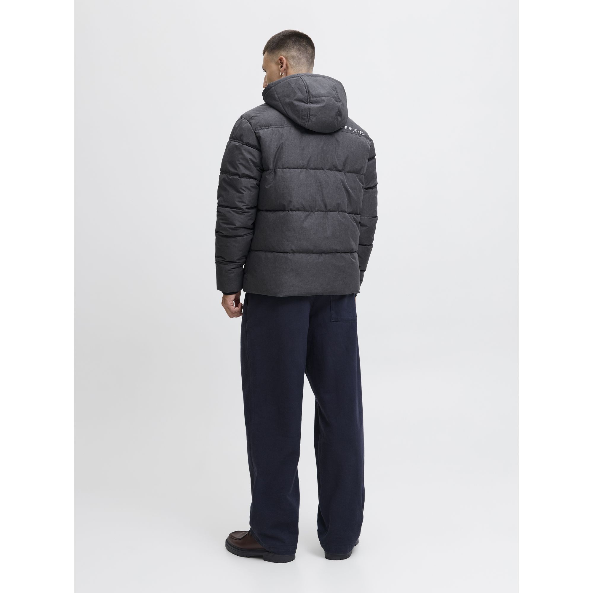 JACK & JONES Pūkinė striukė vyrams, Pilka, Morgan 3