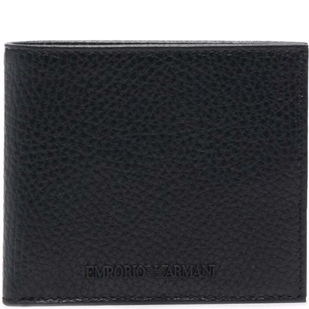 EMPORIO ARMANI Piniginė vyrams, Juoda, Wallet 1