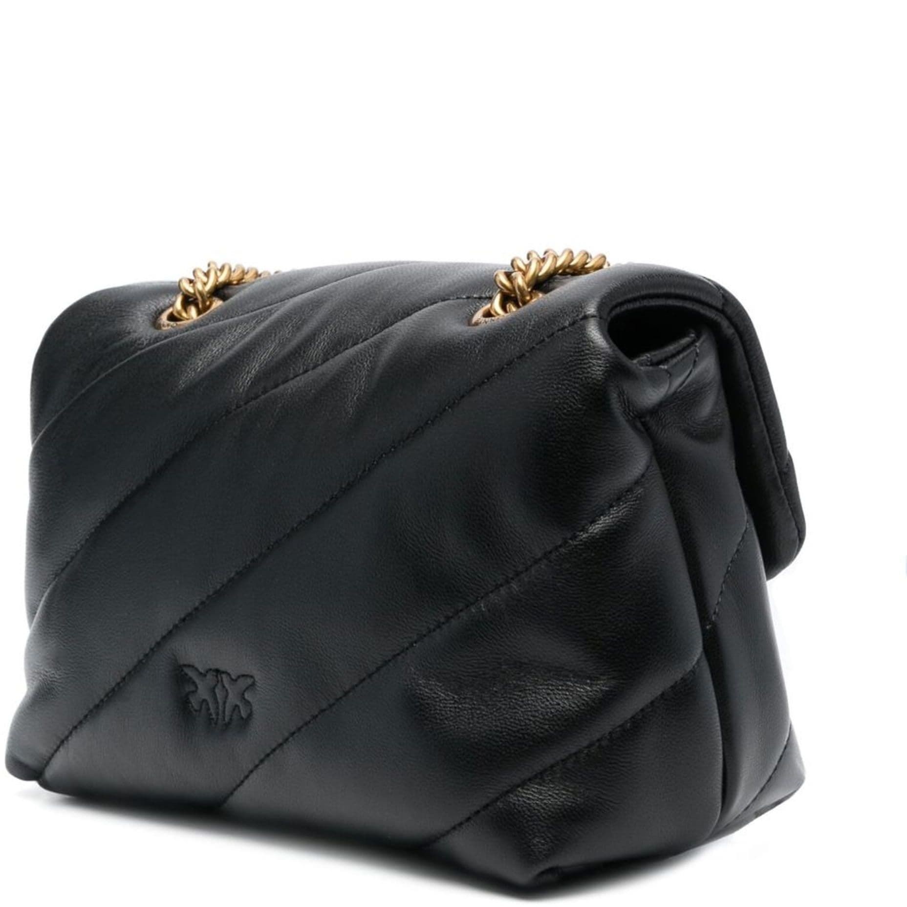 PINKO Rankinė per petį moterims, Juoda, Love puff mini bag, PIN100039A0F2-Z99Q 2