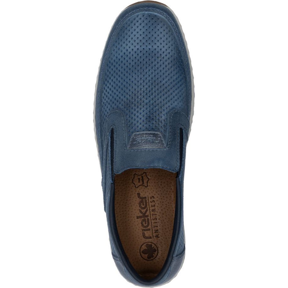 RIEKER Loaferiai vyrams, Mėlyna, Loafers 5