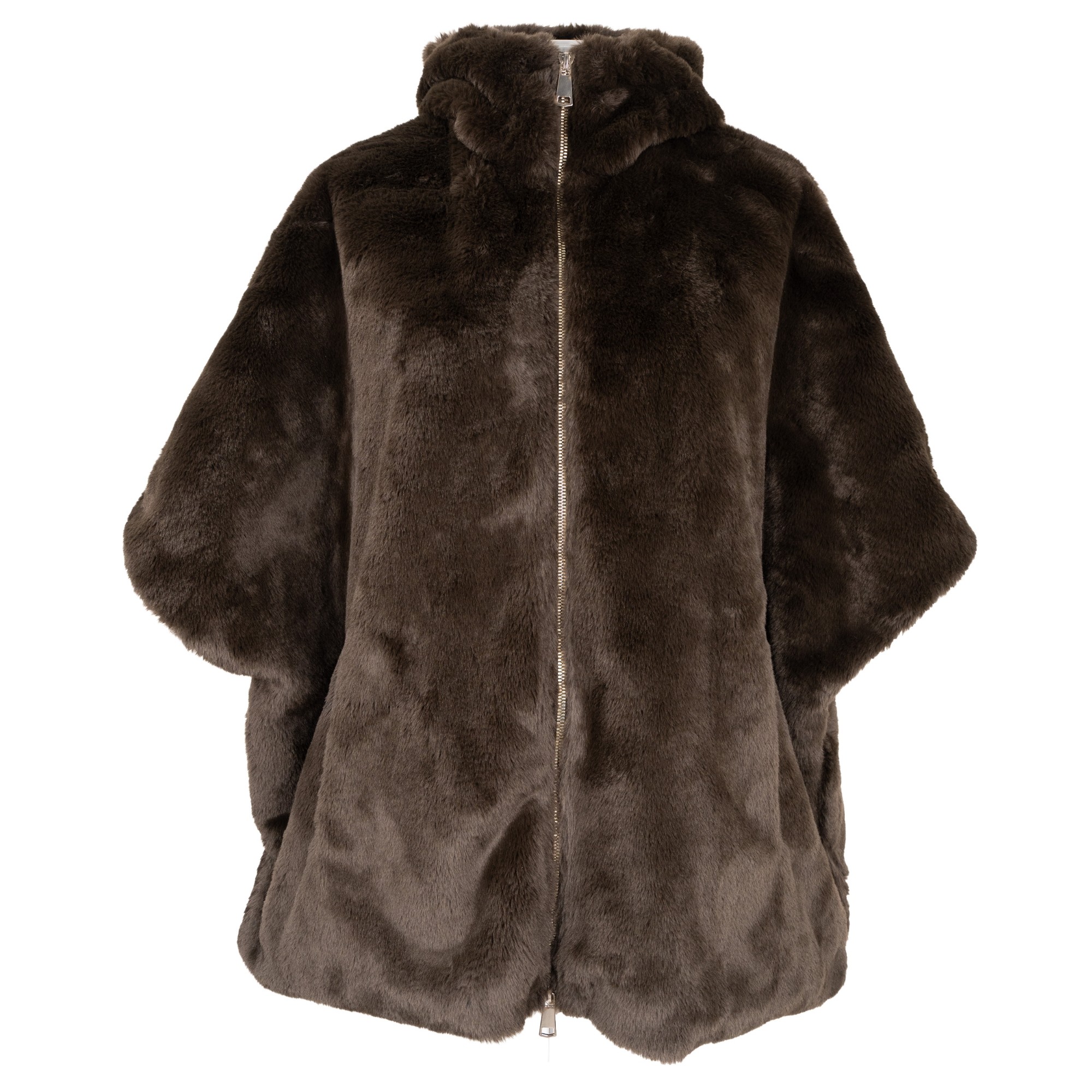 SERGIO MORETTI Kailiniai moterims, Ruda, Fur coats 1
