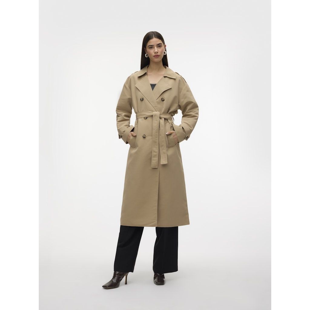 VERO MODA Lietpaltis moterims, Baige, Chloe long trenchcoat 1