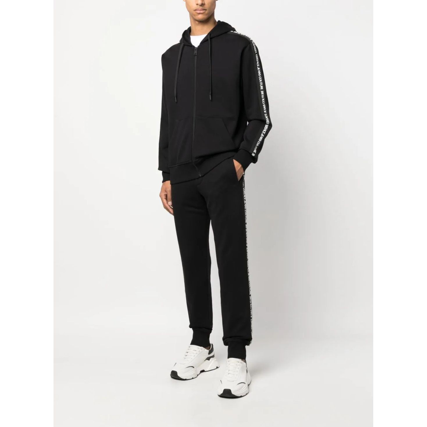 VERSACE JEANS CUTURE Sportinės kelnės vyrams, Juoda, Jogger pants 2
