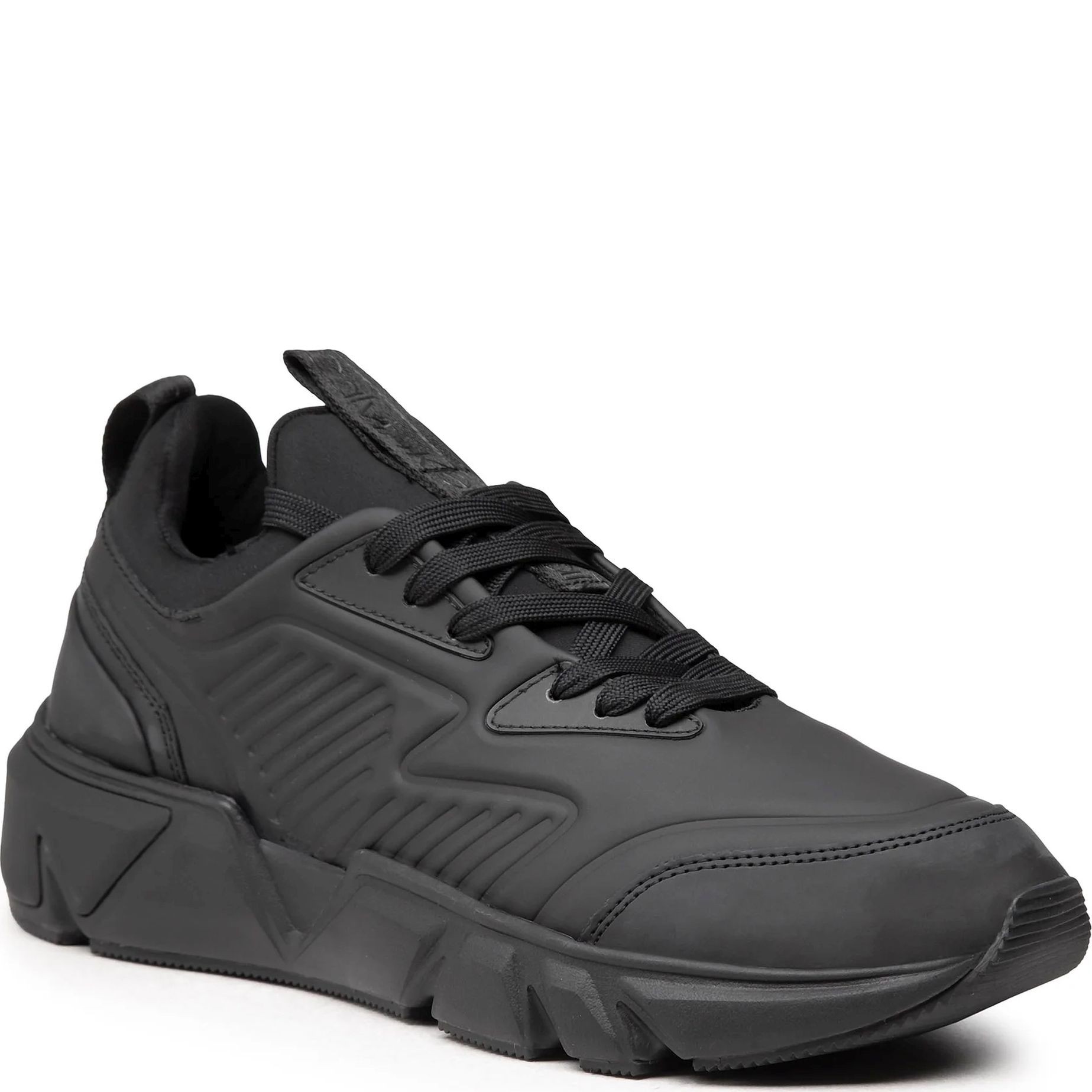 CALVIN KLEIN Laisvalaikio bateliai vyrams, Juoda, Low top lace up leisure 1