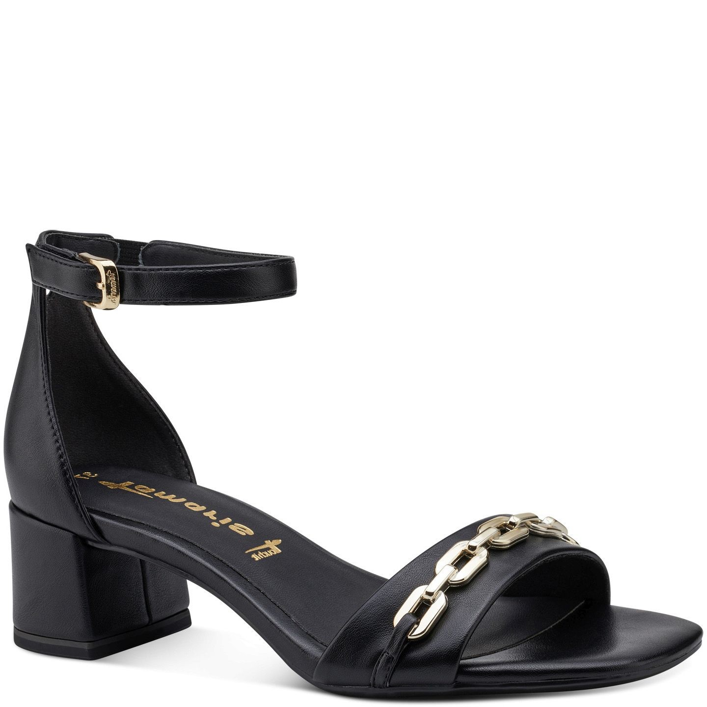 TAMARIS Basutės moterims, Juoda, SANDALS 1