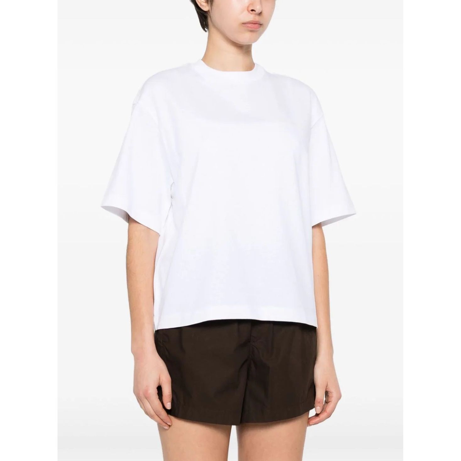 AXEL ARIGATO Marškinėliai trump. rankovėmis moterims, Balta, Float oversized t-shirt 2