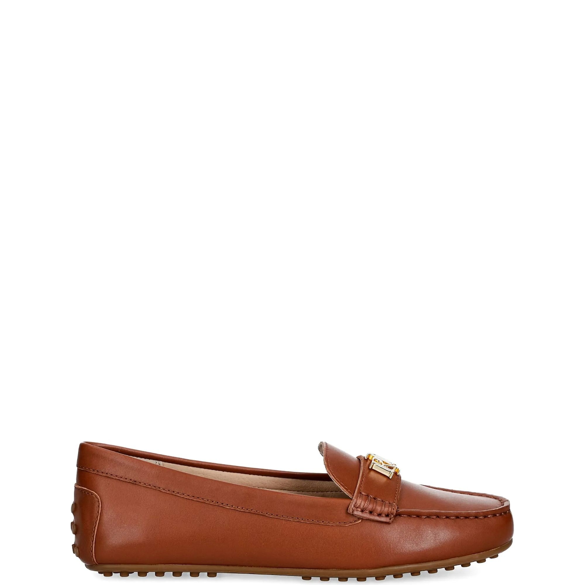 LAUREN RALPH LAUREN Mokasinai moterims, Ruda, Barnsbury-flats-driver 2