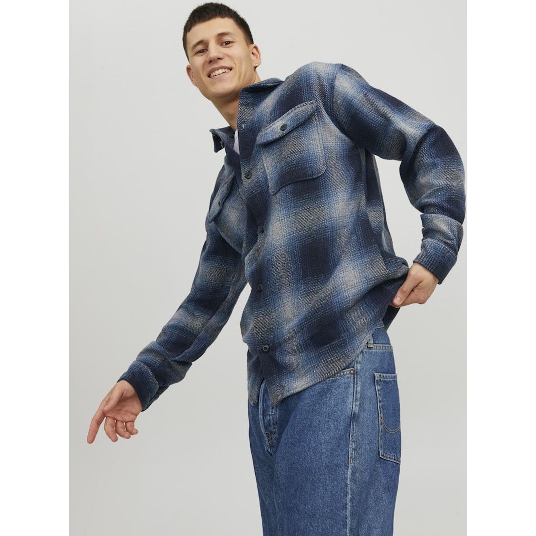 JACK & JONES Marškiniai vyrams, Mėlyna, JCOREACT DARREN OVERSH 6