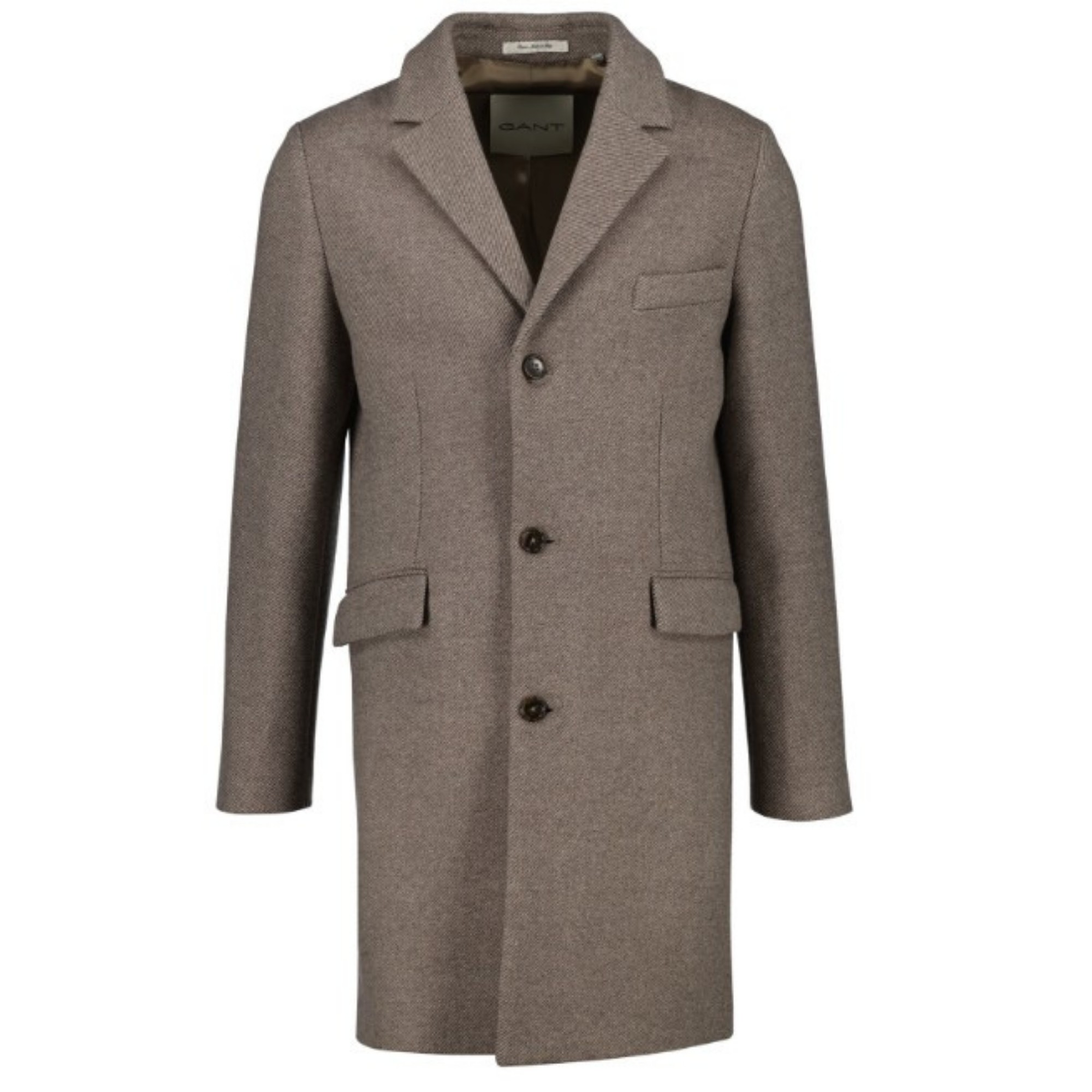 GANT Paltas vyrams, Pilka, Classic two-tone wool coat