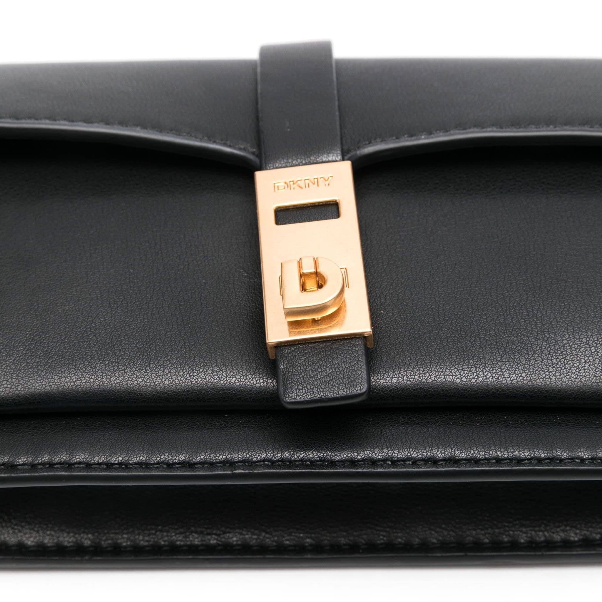 DKNY Delninukė moterims, Juoda, Alora clutch 3