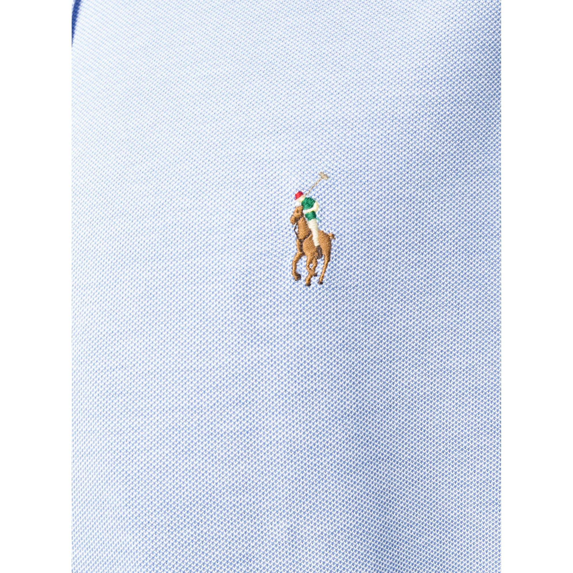 POLO RALPH LAUREN Marškiniai ilgomis rankovėmis vyrams, Mėlyna, Log sleeve shirt 5