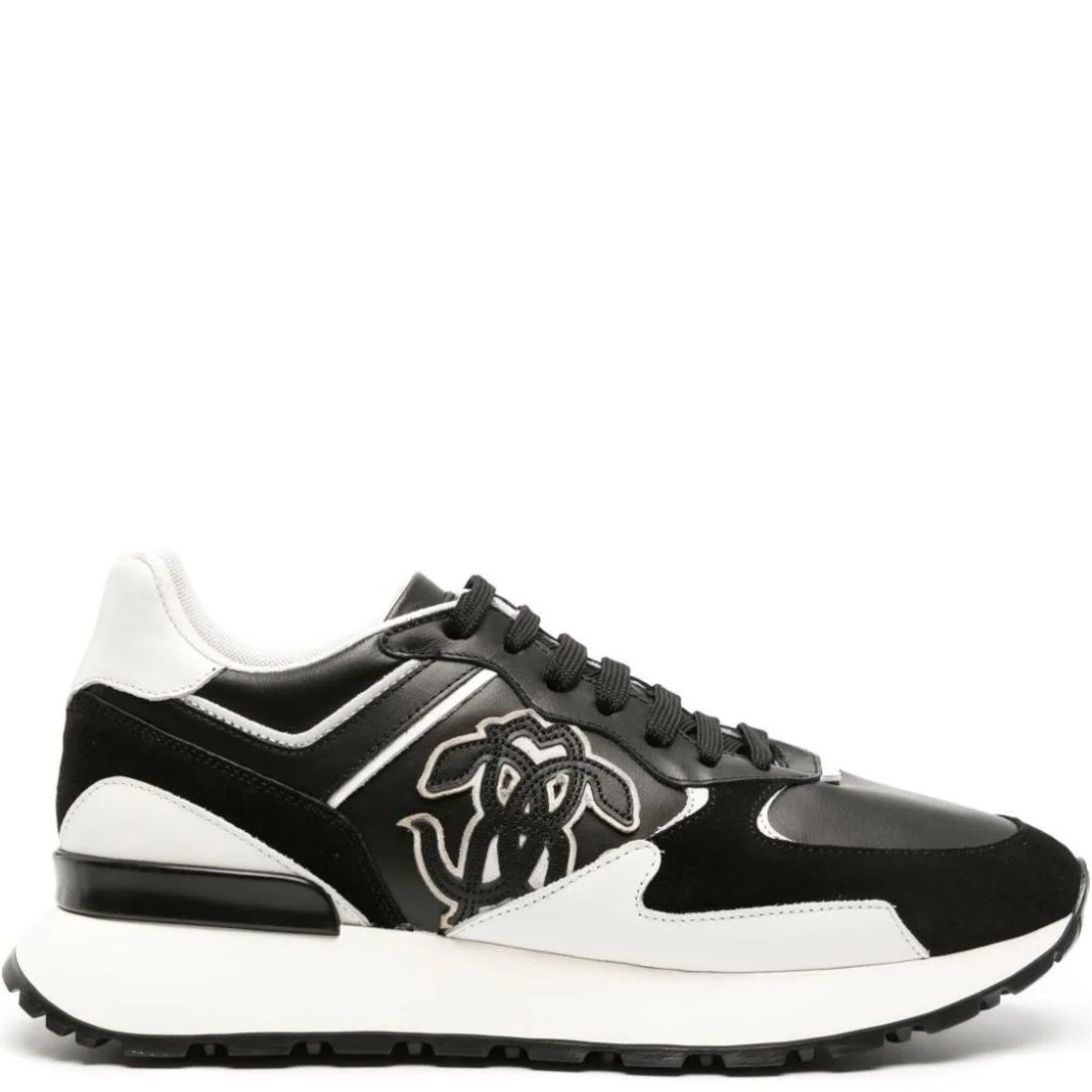 ROBERTO CAVALLI Laisvalaikio bateliai vyrams, Juoda, Sneakers 2
