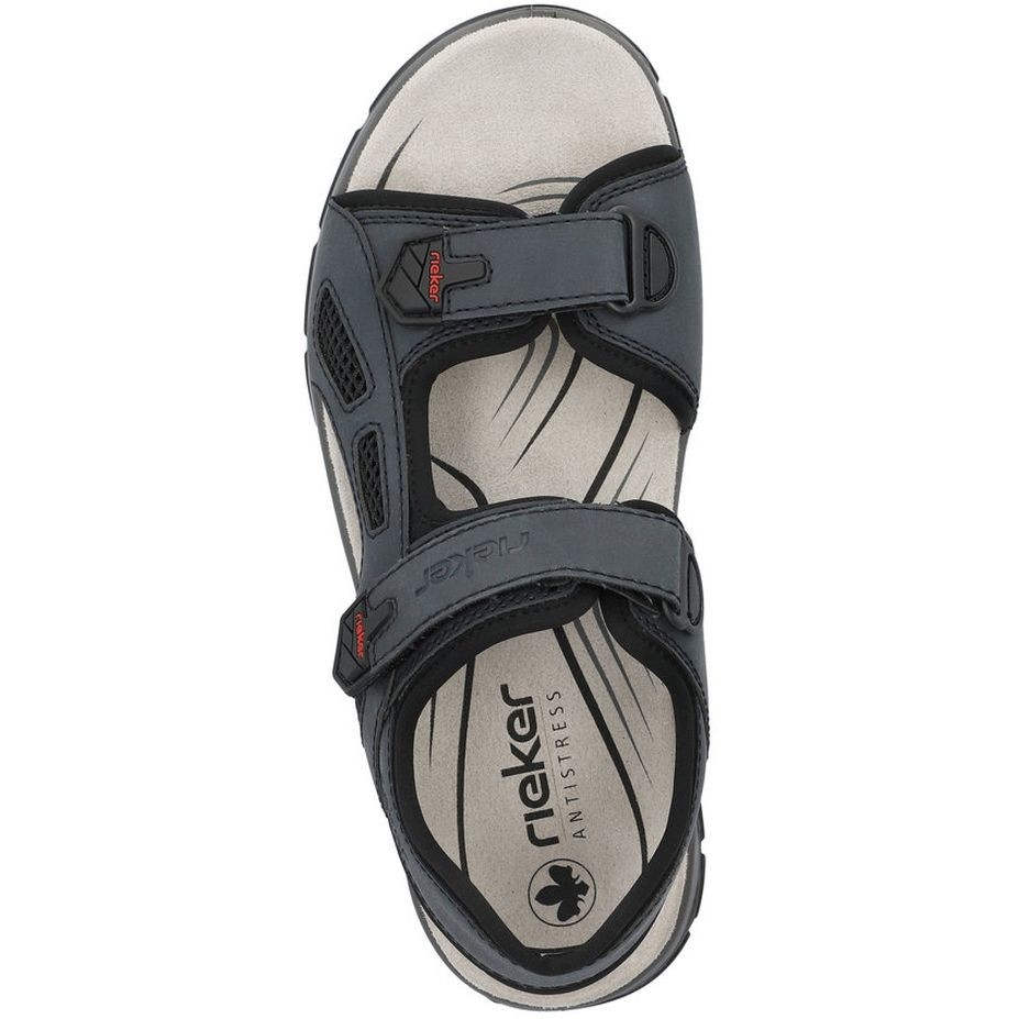 RIEKER Basutės vyrams, Mėlyna, SANDALS 6
