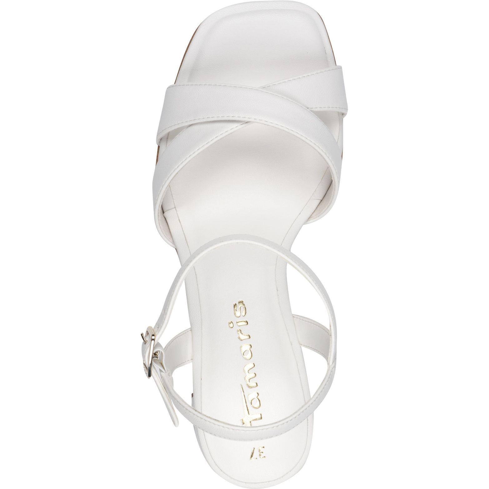 TAMARIS Basutės moterims, Balta, Sandal heel 4