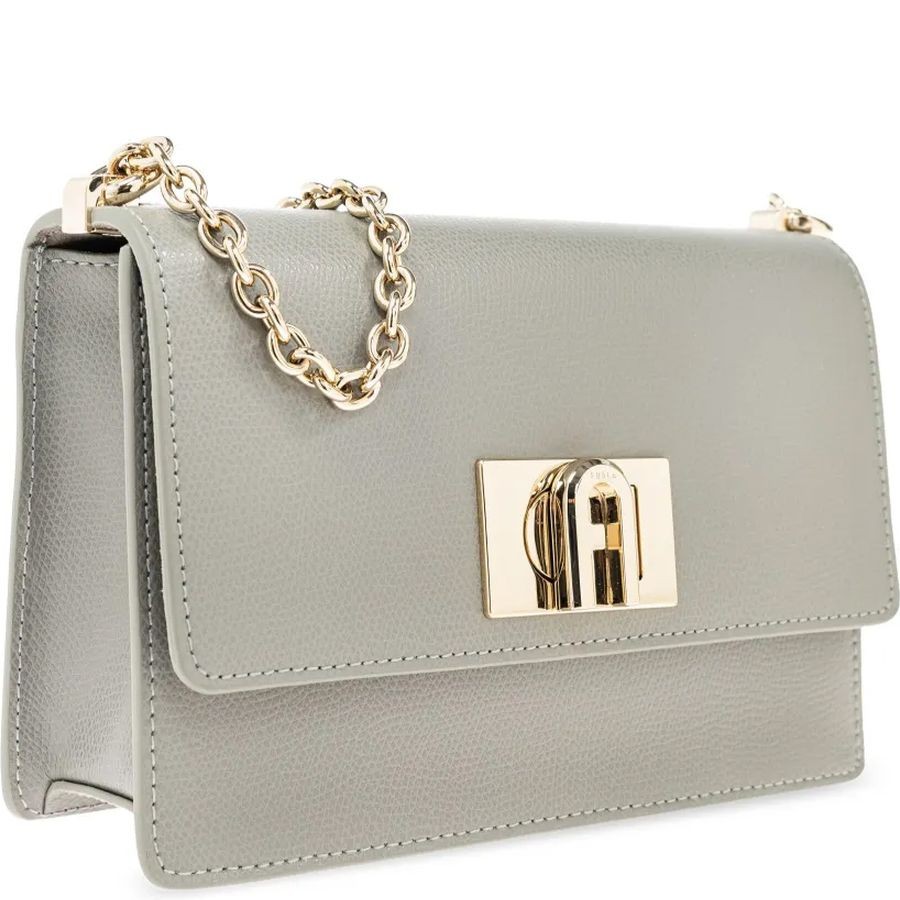 FURLA Rankinė per petį moterims, Pilka, Furla 1927 mini crossbody 3