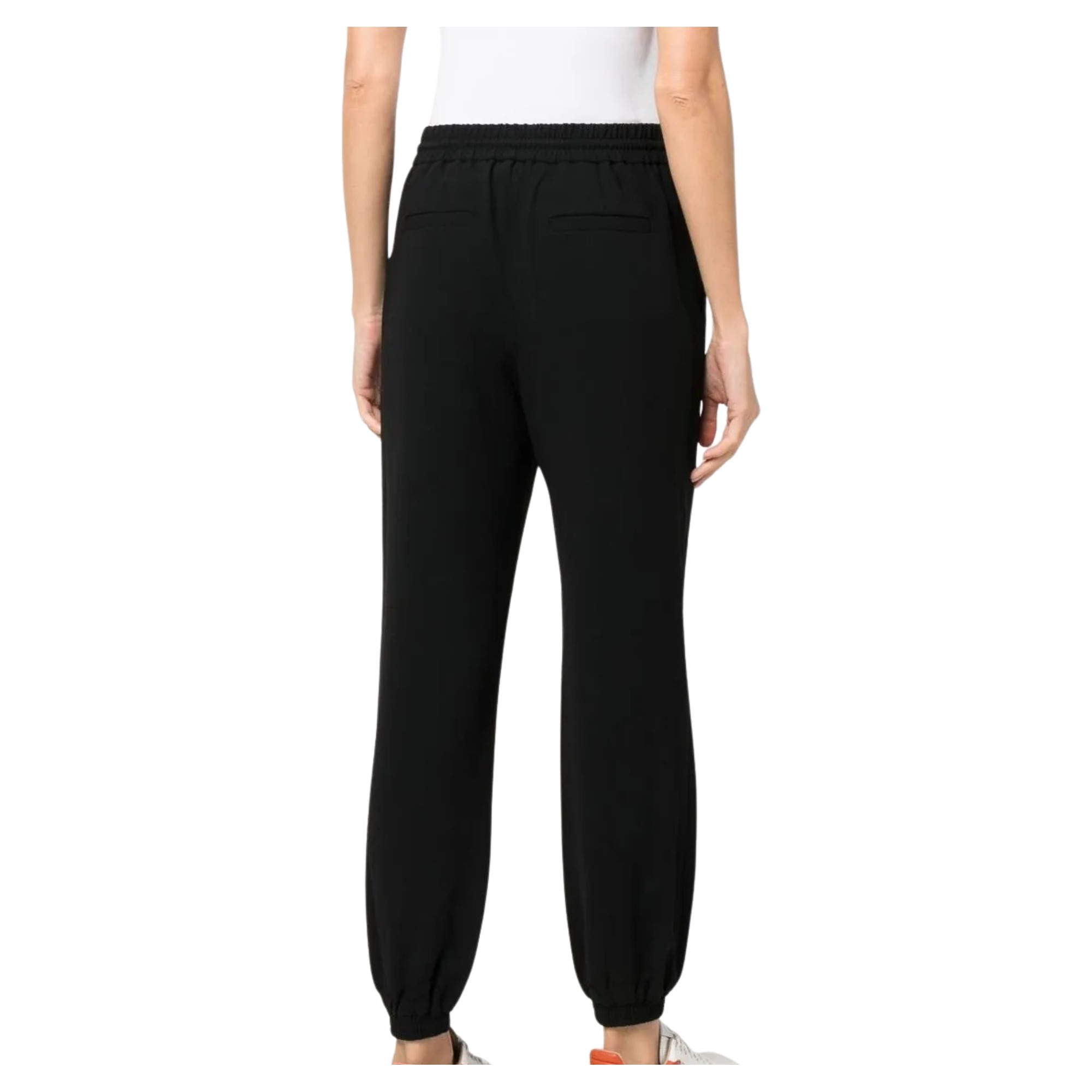 MICHAEL KORS Laisvalaikio kelnės moterims, Juoda, Pull on joggers 3