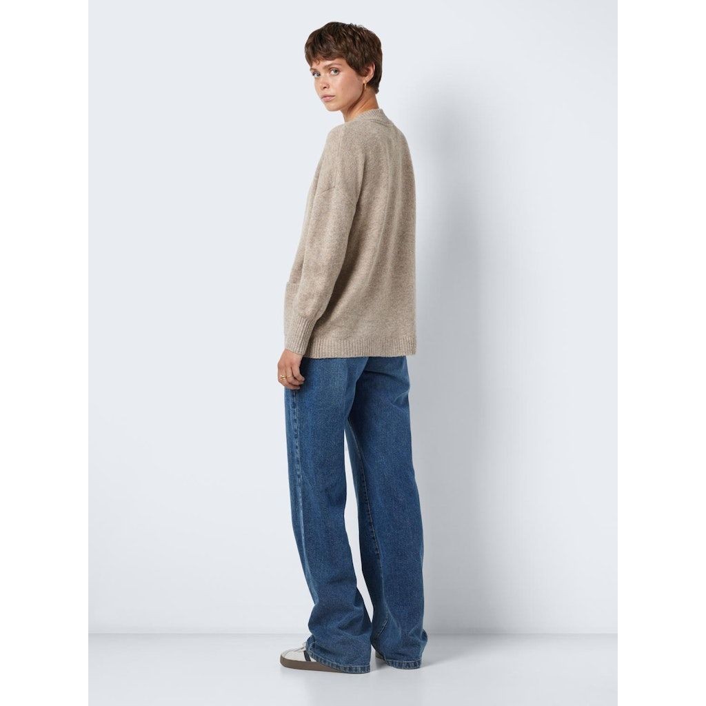 NOISY MAY Kardiganas moterims, Kūno, NMFRIVA L/S V-NECK K 4