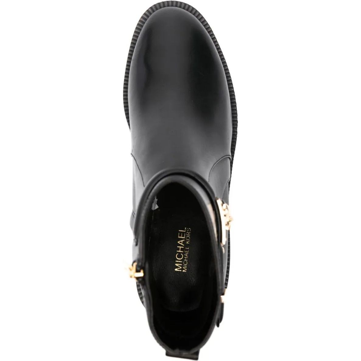 MICHAEL KORS Aulinukai moterims, Juoda, Hamilton flat bootie 4