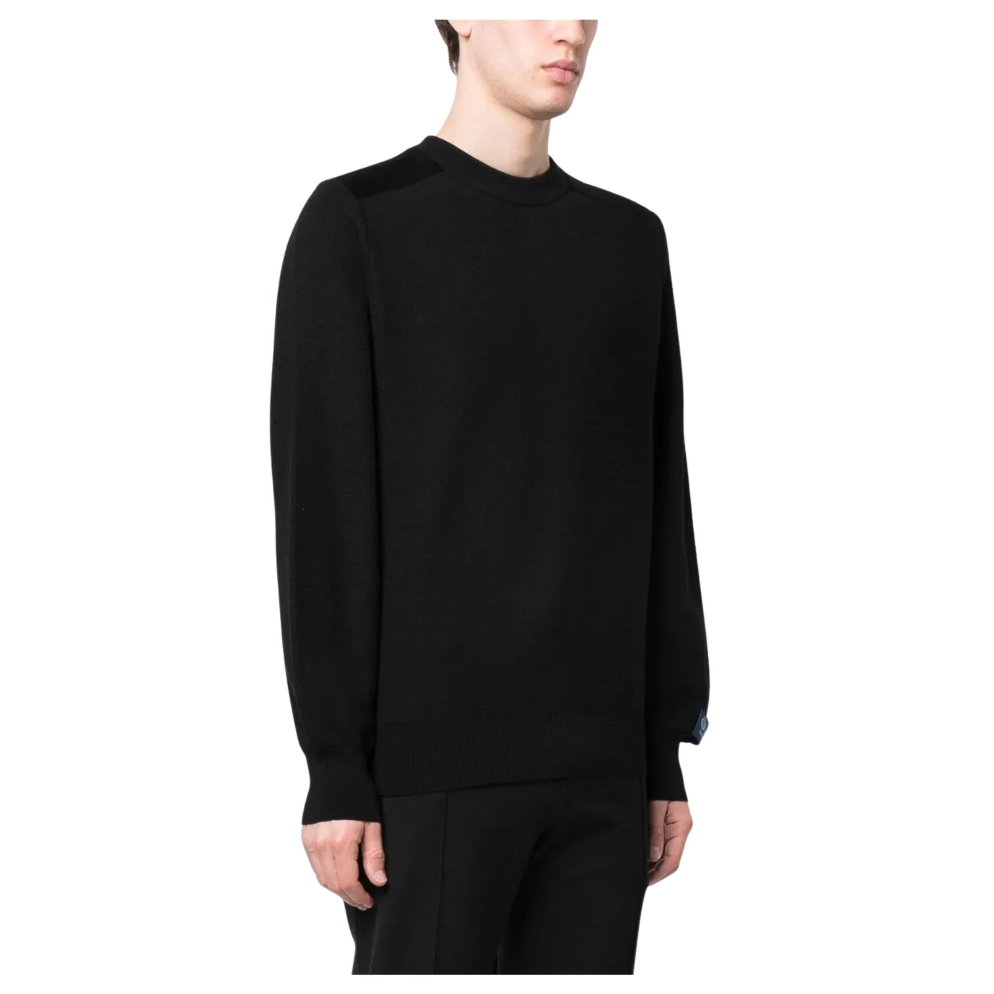 PAUL&SHARK Megztinis vyrams, Juoda, Knitted roundneck sweater 2