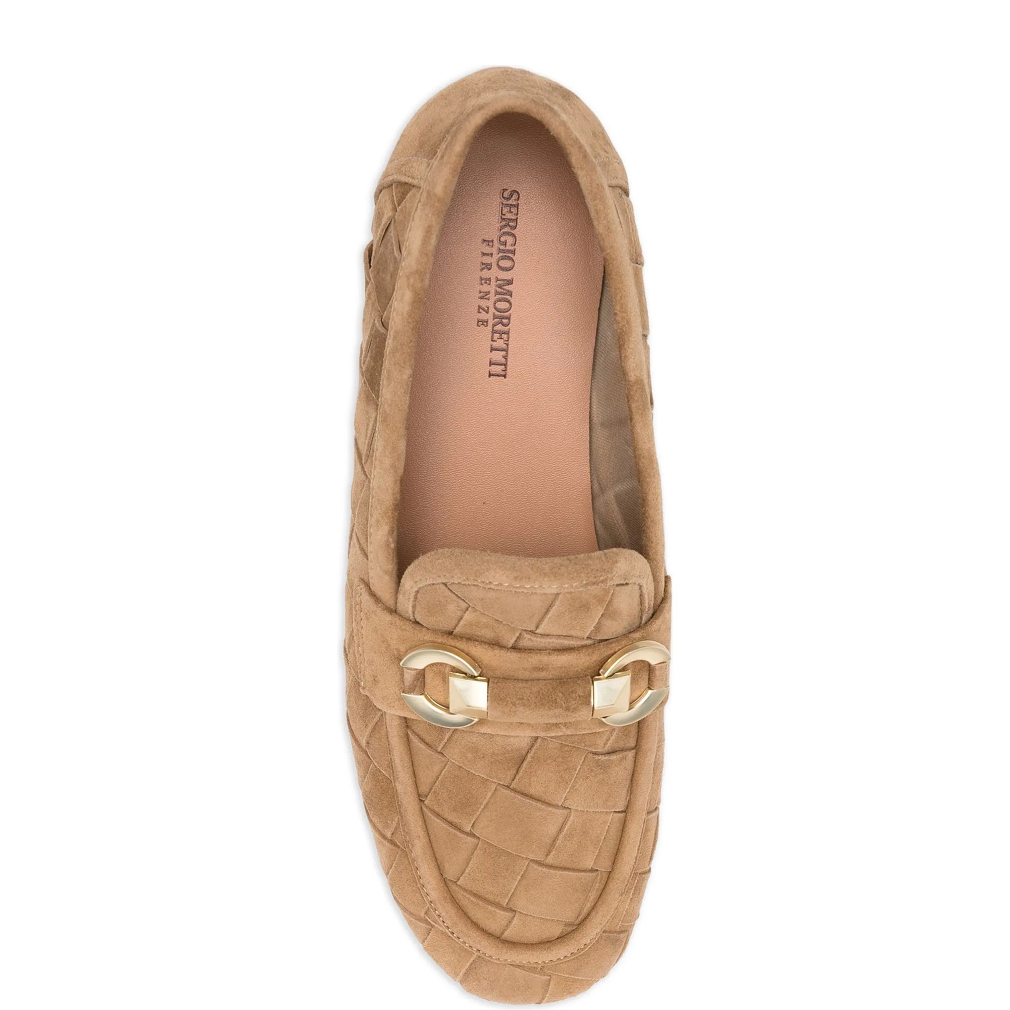 SERGIO MORETTI Loaferiai moterims, Smėlio, Loafers, smr6044-26112bei 4