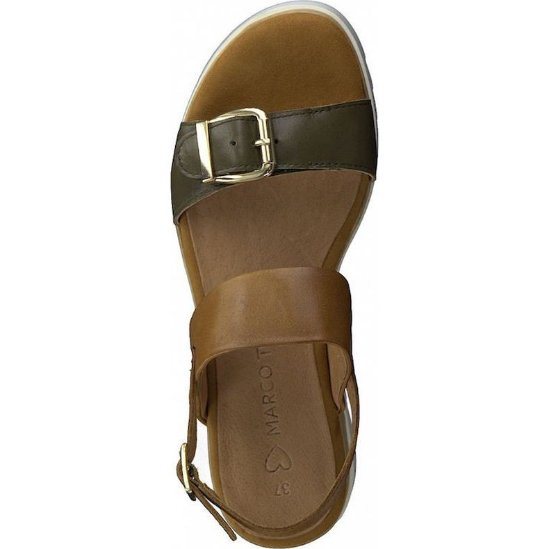 MARCO TOZZI Basutės moterims, Chaki, SANDALS 3