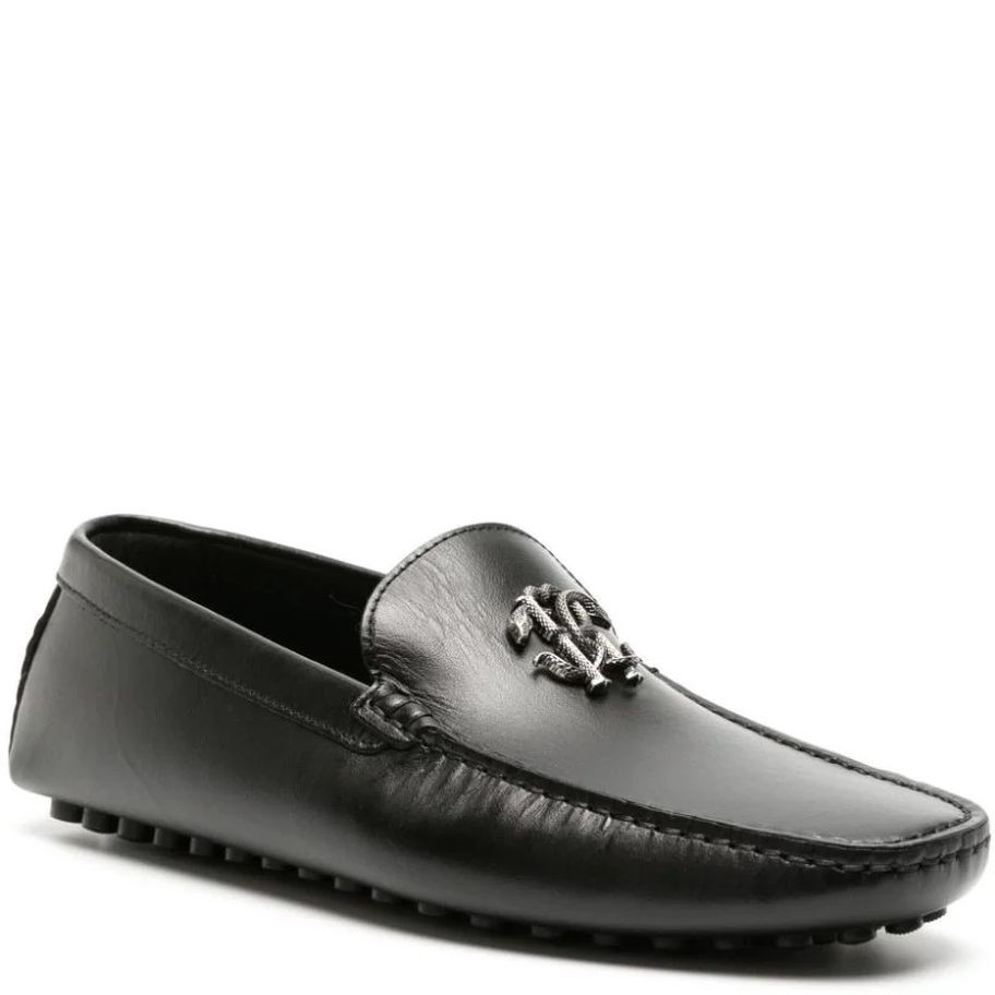 ROBERTO CAVALLI Mokasinai vyrams, Juoda, Moccasins 1