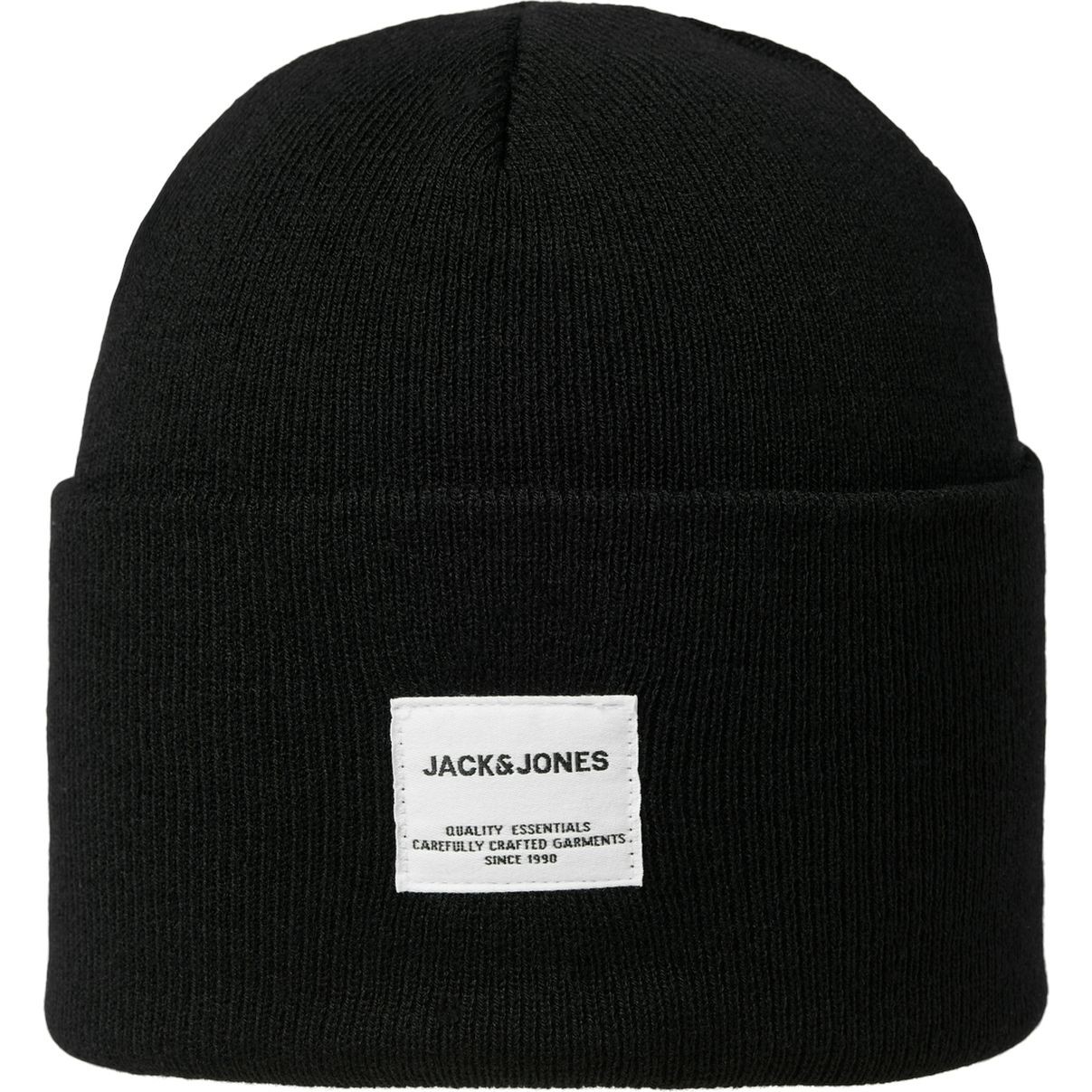 JACK & JONES Skrybėlė vyrams, Juoda, JACLONG KNIT BEANIE 1
