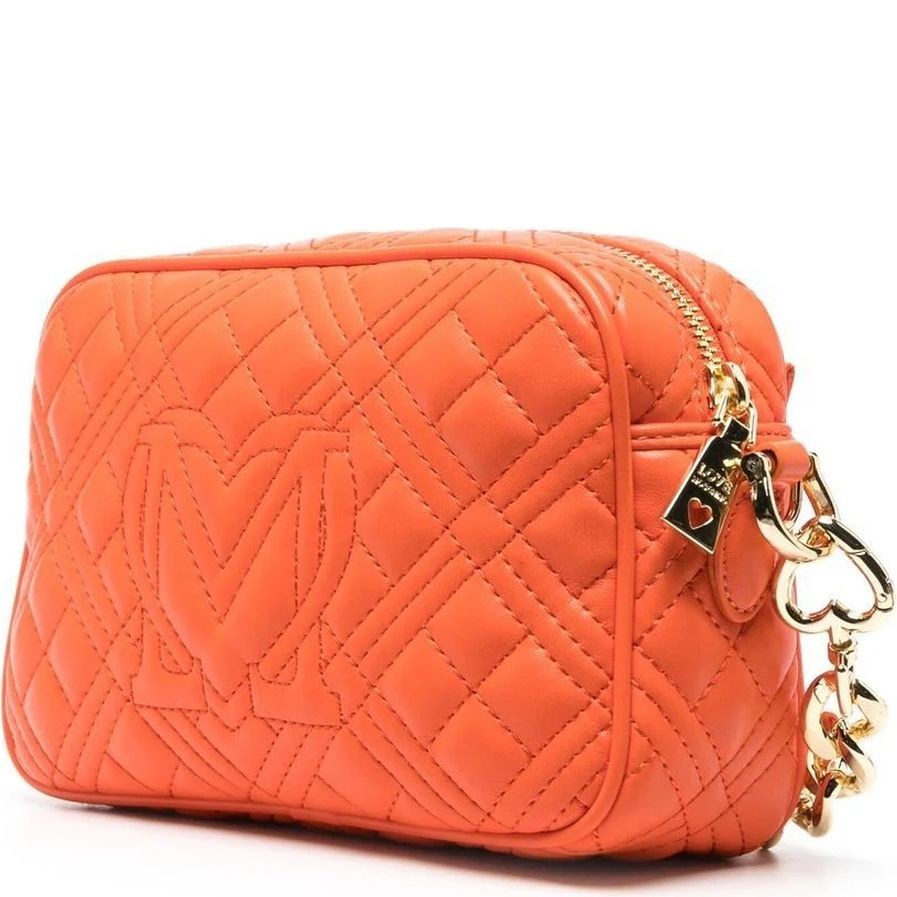 LOVE MOSCHINO Rankinė per petį moterims, Oranžinė, Crossbody 2